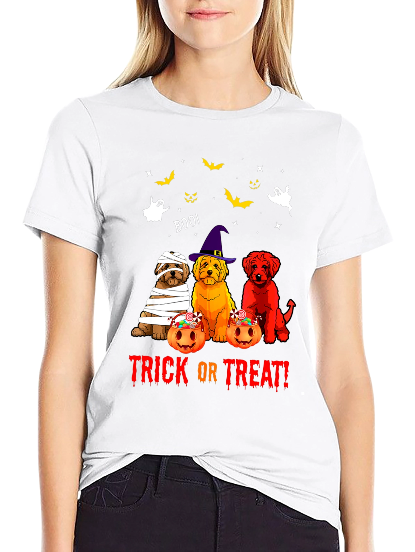 Halloween Dog Lover T-Shirt - Trick or Treat!