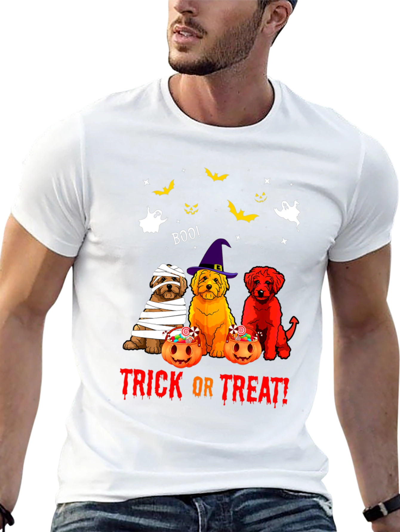 Halloween Dog Lover T-Shirt - Trick or Treat!