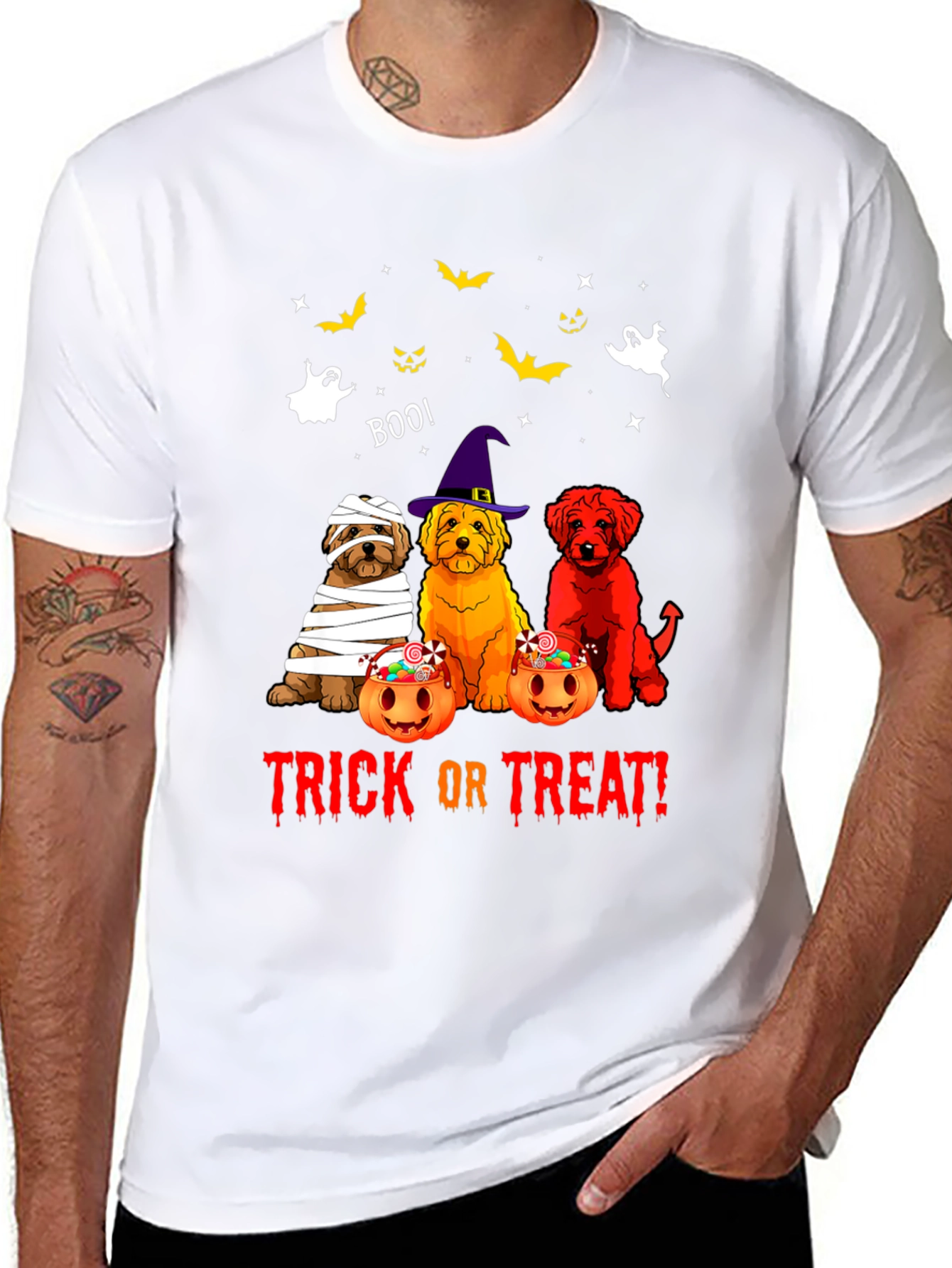 Halloween Dog Lover T-Shirt - Trick or Treat!