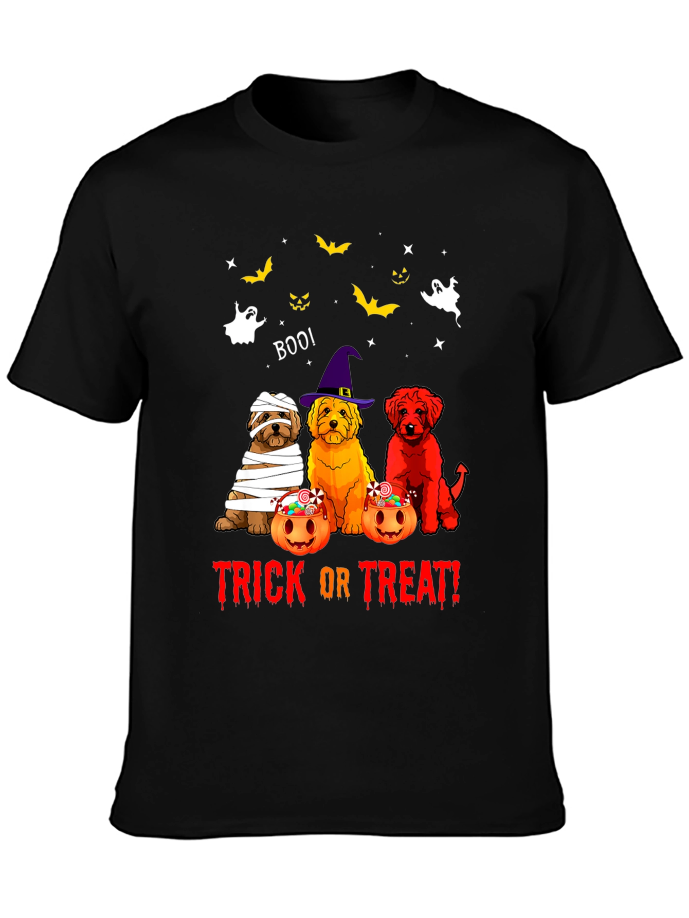 Halloween Dog Lover T-Shirt - Trick or Treat!