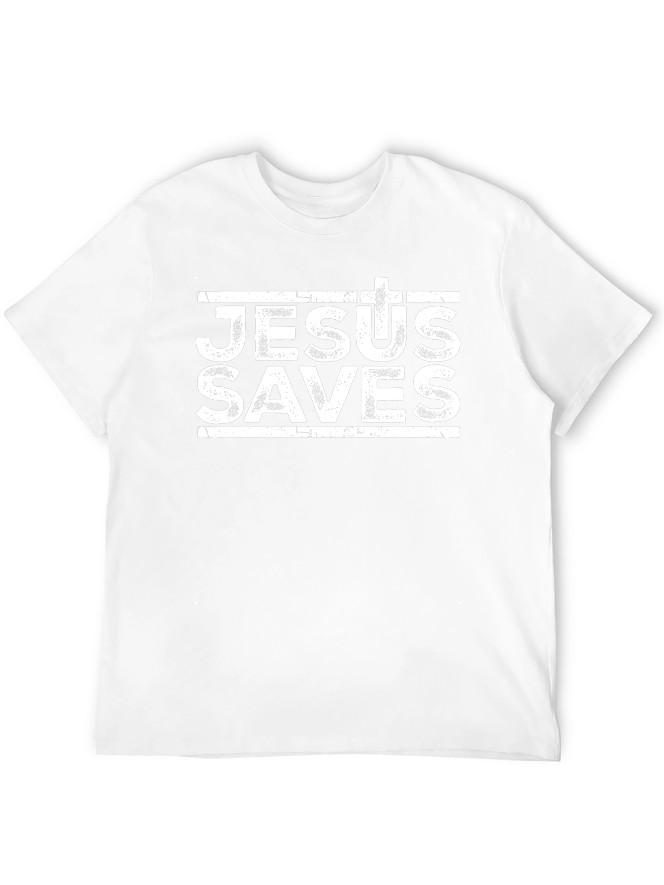 Jesus Saves Black Christian T-Shirt