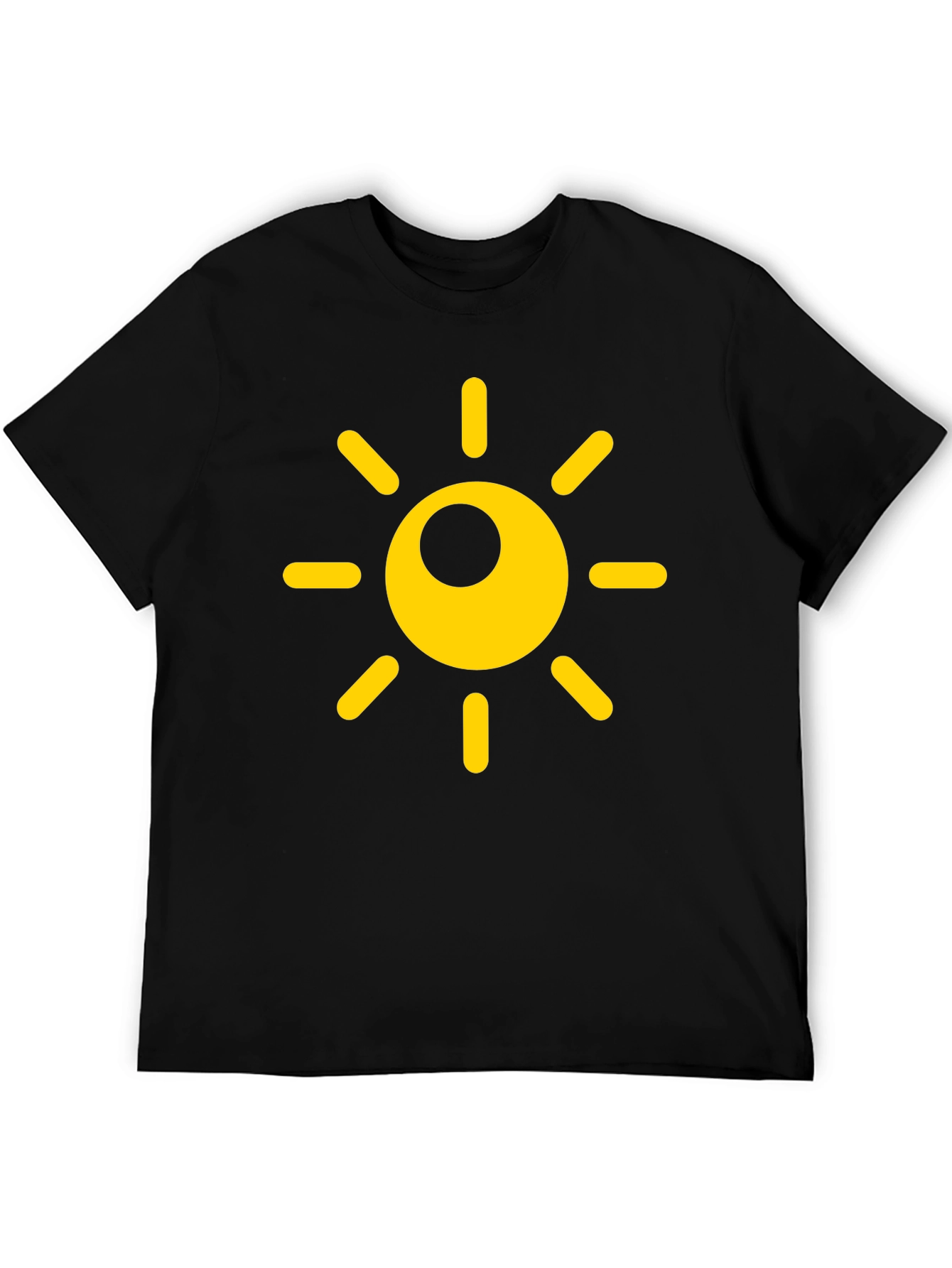 Sunny Day Black T-Shirt - Brighten Your Wardrobe!