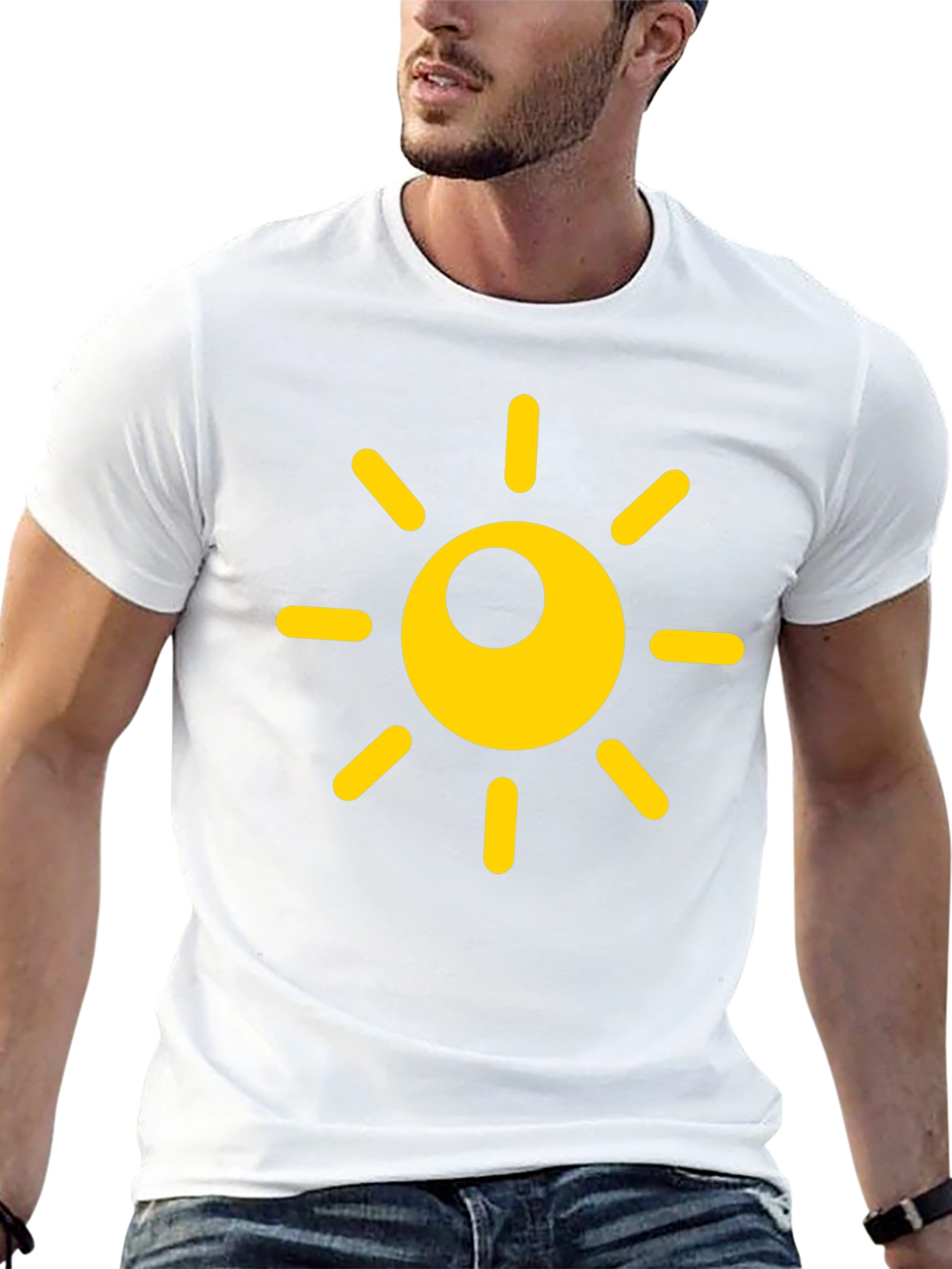 Sunny Day Black T-Shirt - Brighten Your Wardrobe!