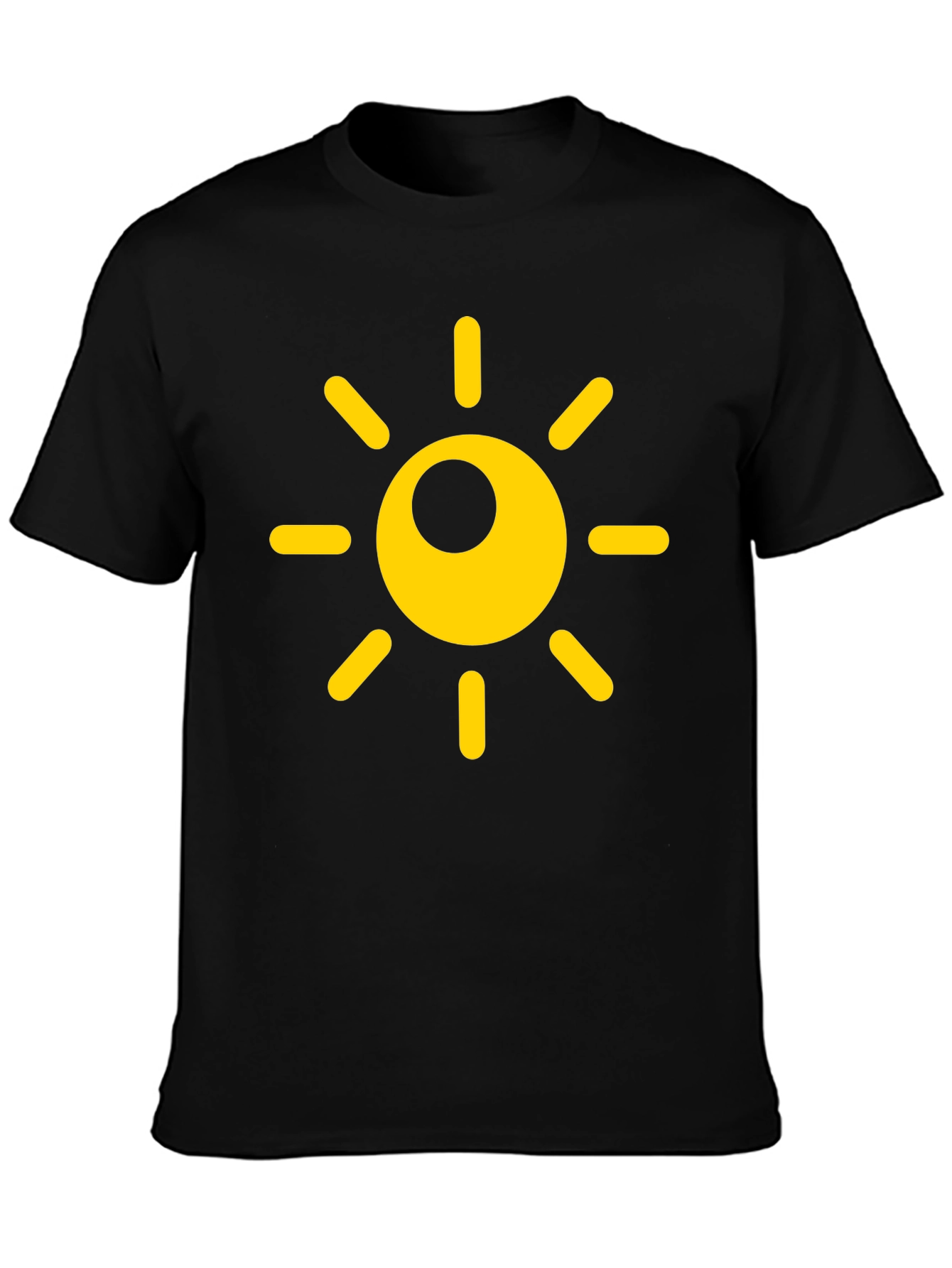Sunny Day Black T-Shirt - Brighten Your Wardrobe!