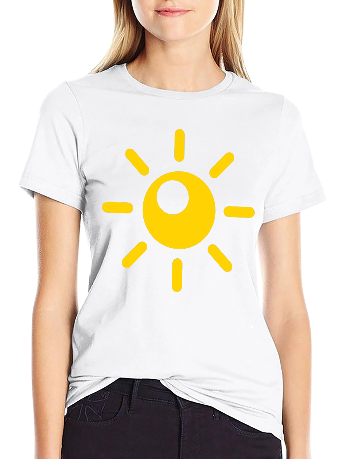 Sunny Day Black T-Shirt - Brighten Your Wardrobe!