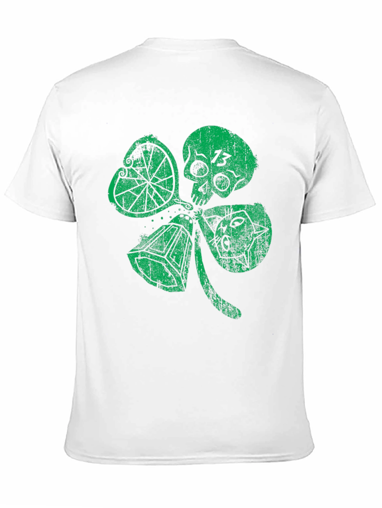 Lucky Skull Shamrock Graphic Tee
