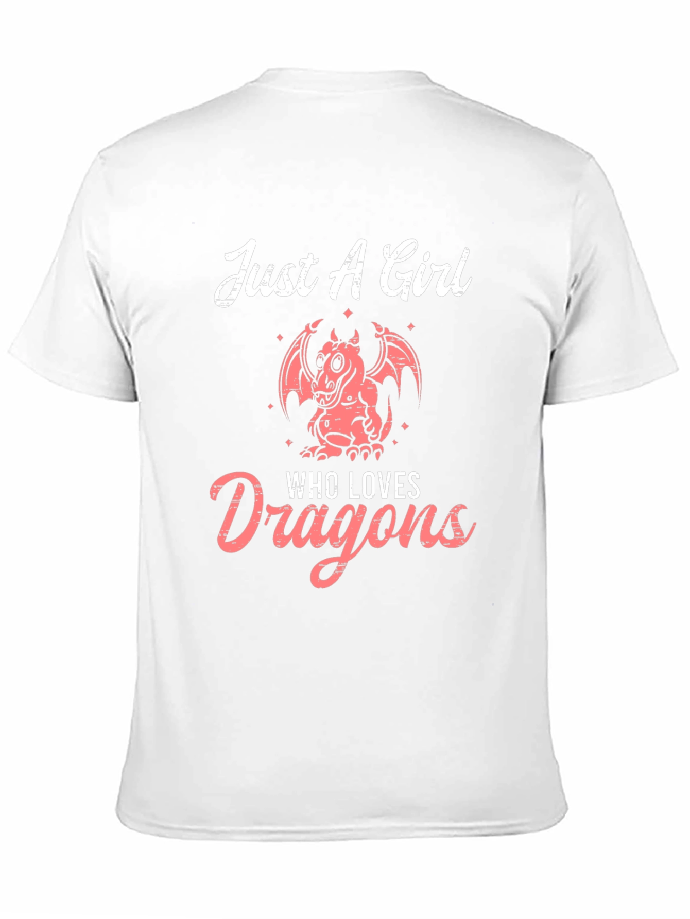 Just A Girl Who Loves Dragons Graphic T-Shirt