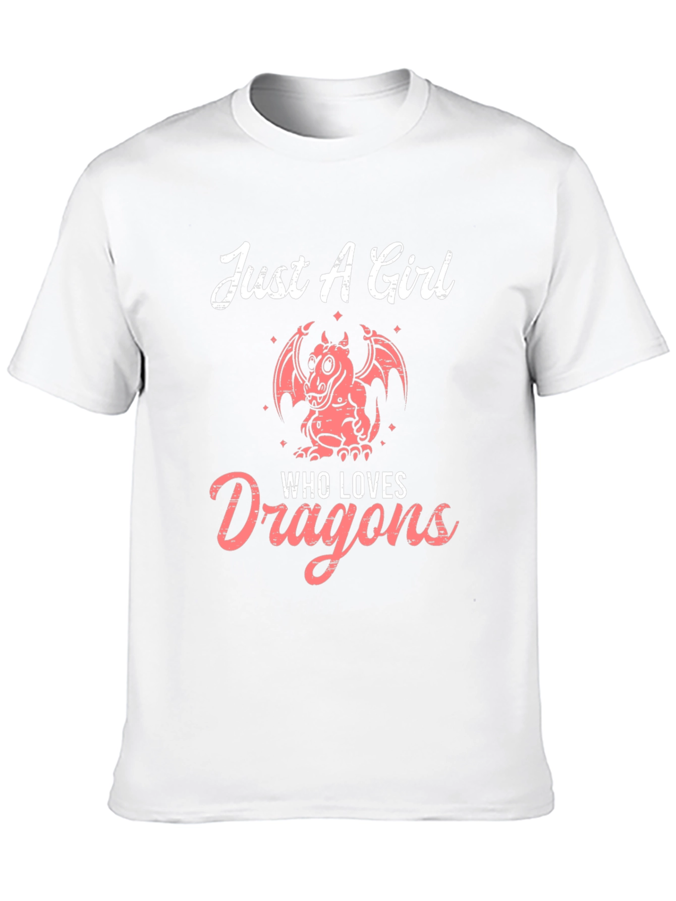 Just A Girl Who Loves Dragons Graphic T-Shirt