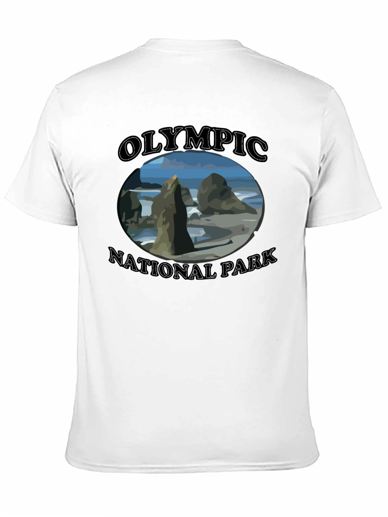 Olympic National Park Black T-Shirt