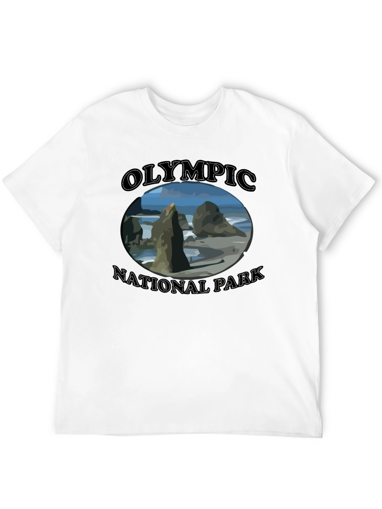 Olympic National Park Black T-Shirt