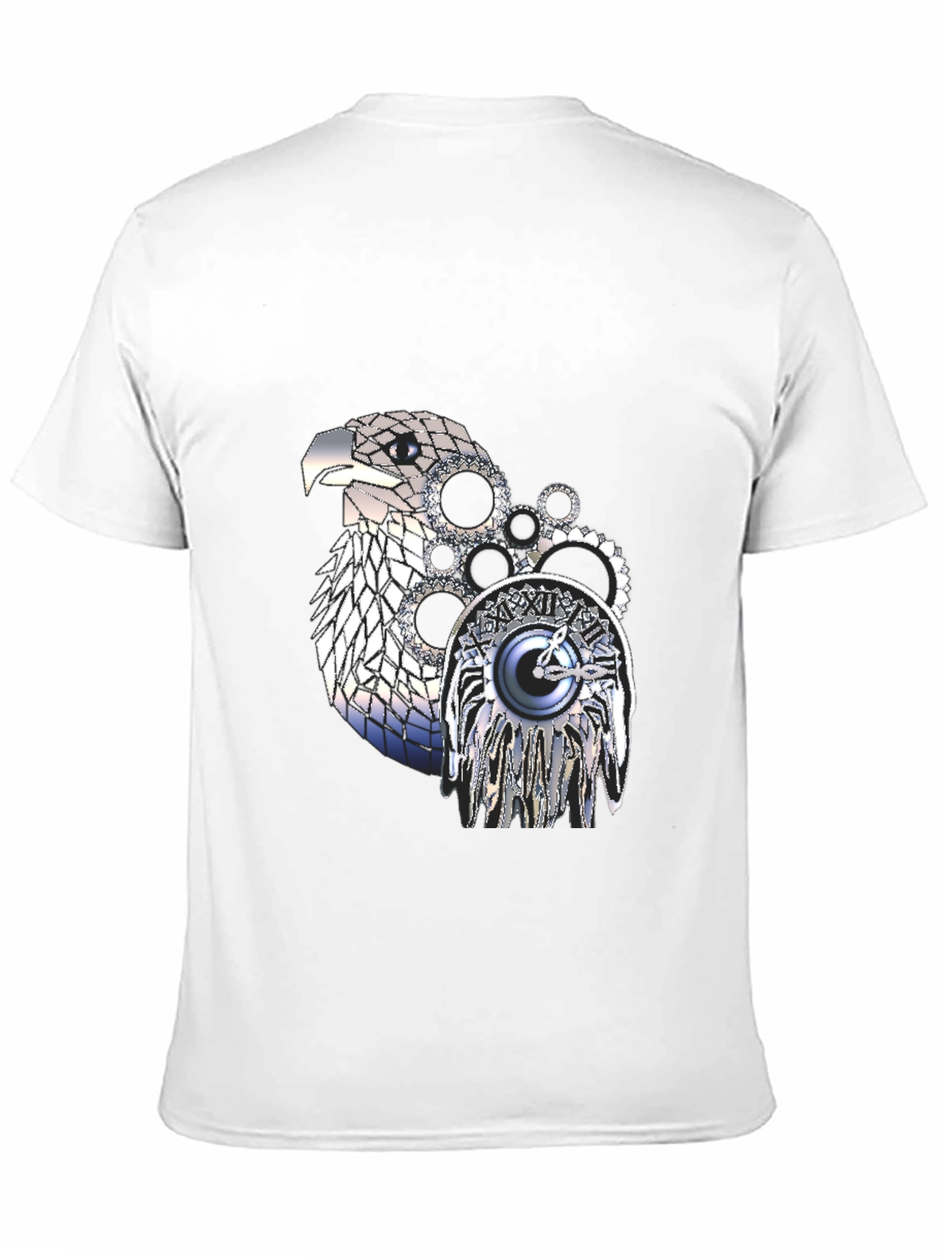 Steampunk Eagle Graphic T-Shirt - Unique Design