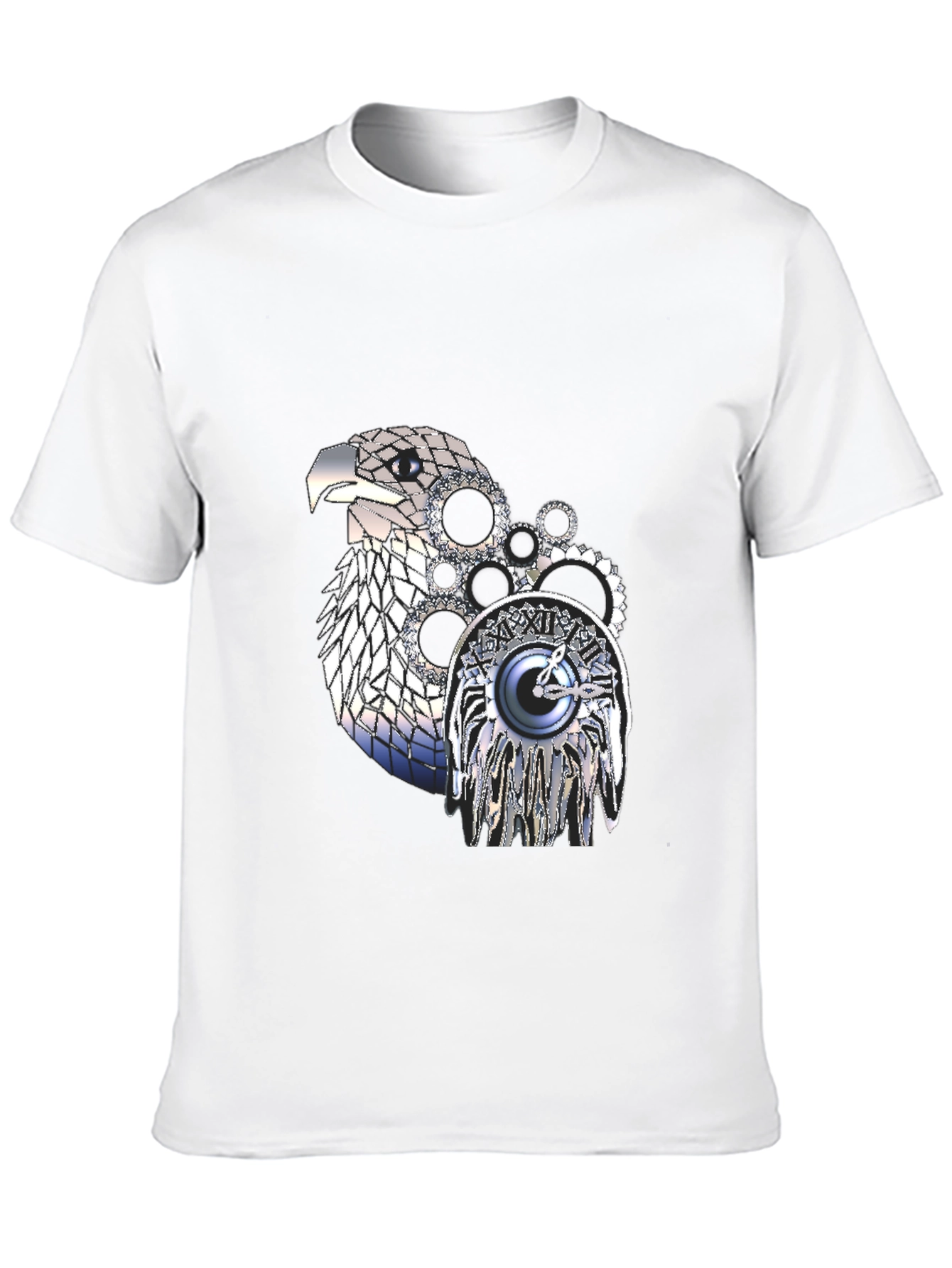 Steampunk Eagle Graphic T-Shirt - Unique Design