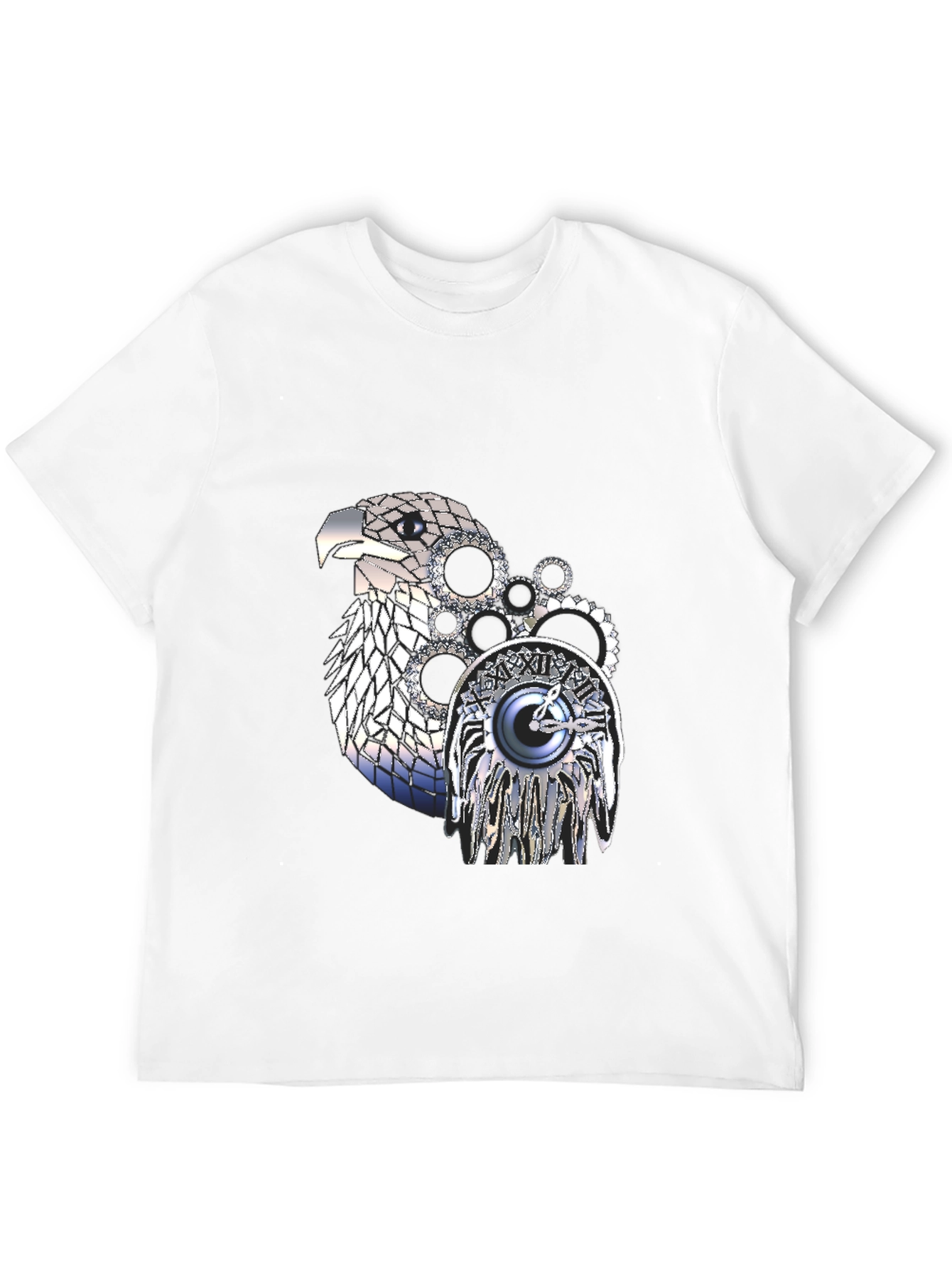 Steampunk Eagle Graphic T-Shirt - Unique Design