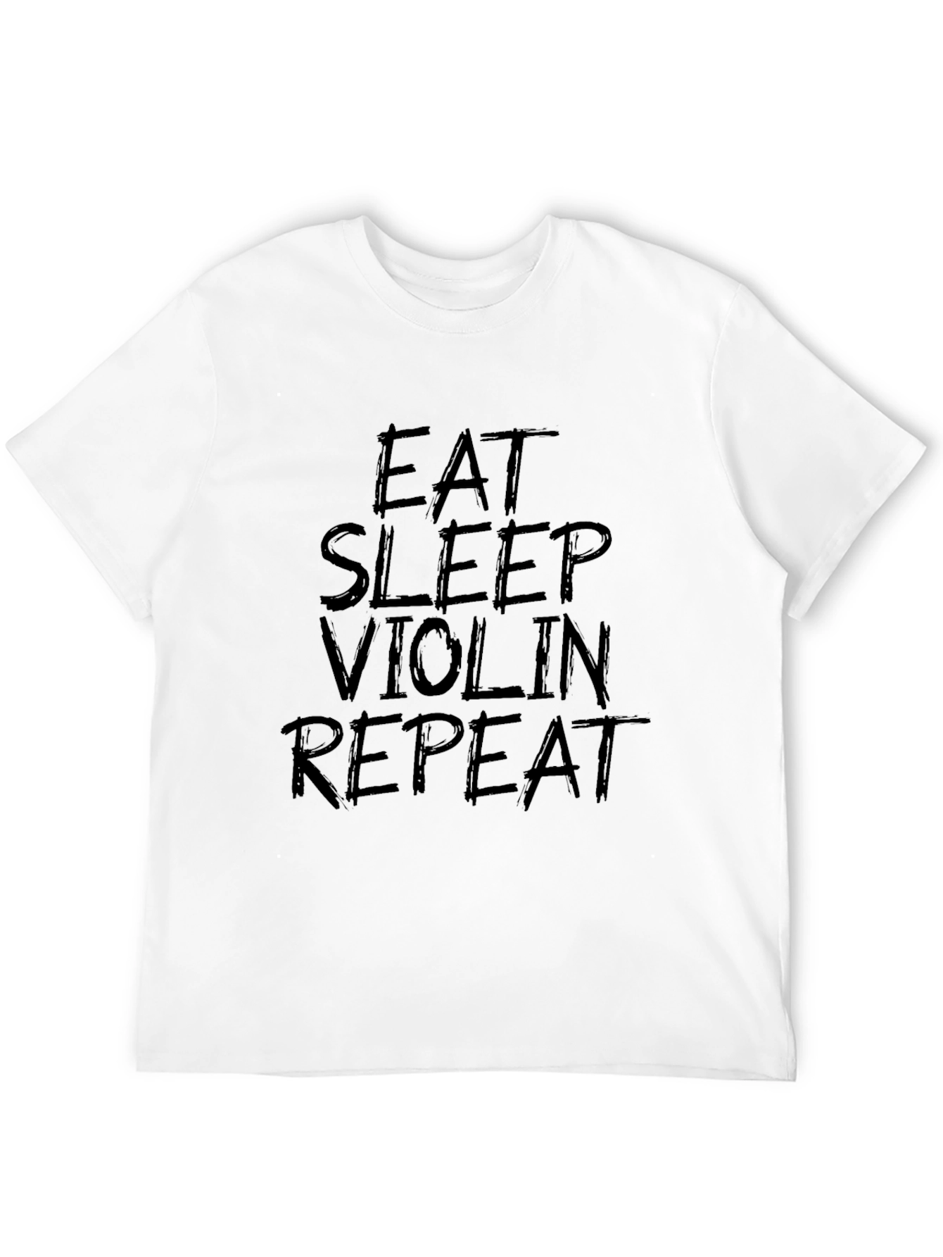 Eat Sleep Violin Repeat Black T-Shirt