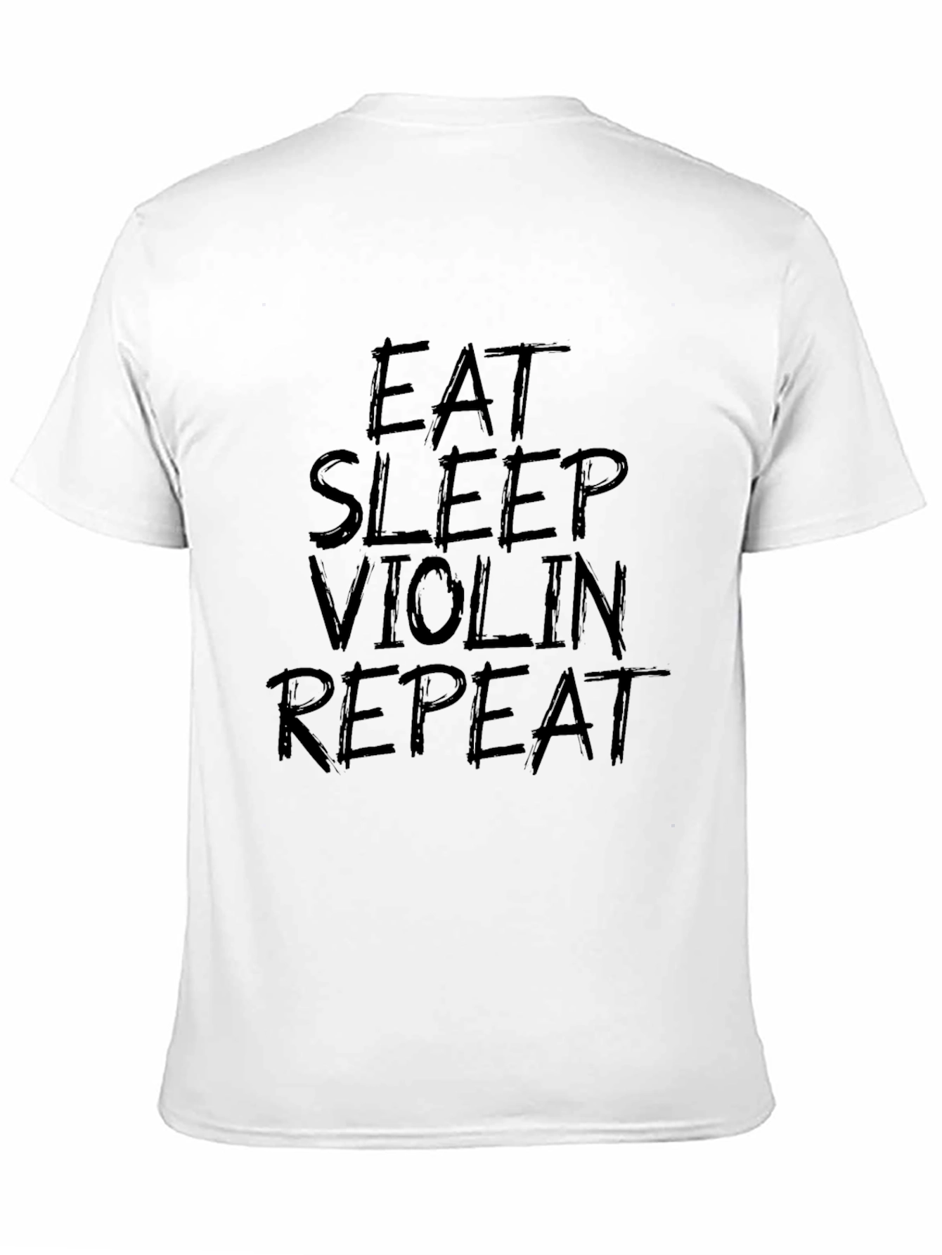 Eat Sleep Violin Repeat Black T-Shirt