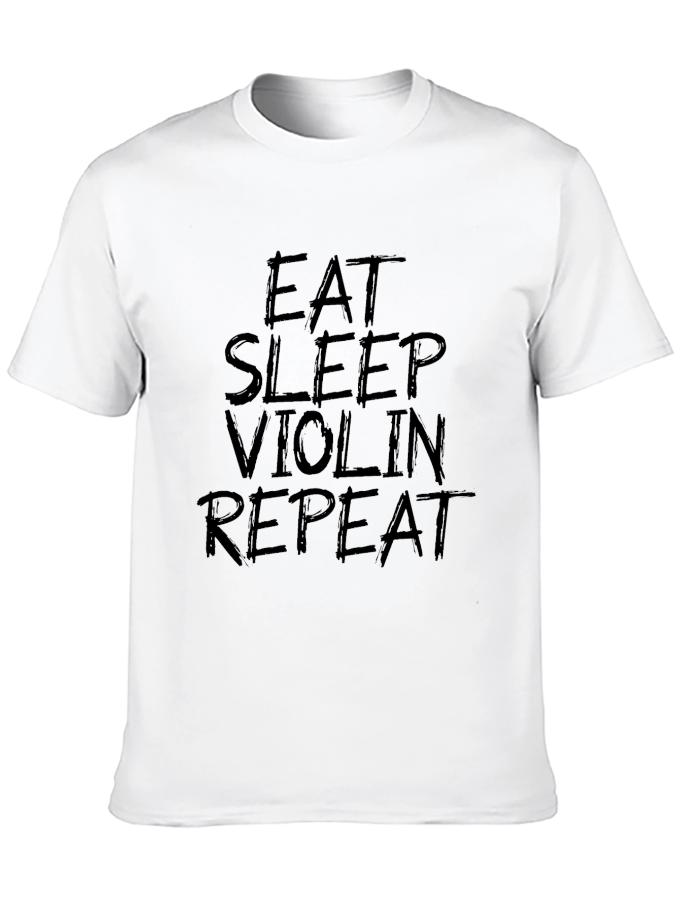 Eat Sleep Violin Repeat Black T-Shirt
