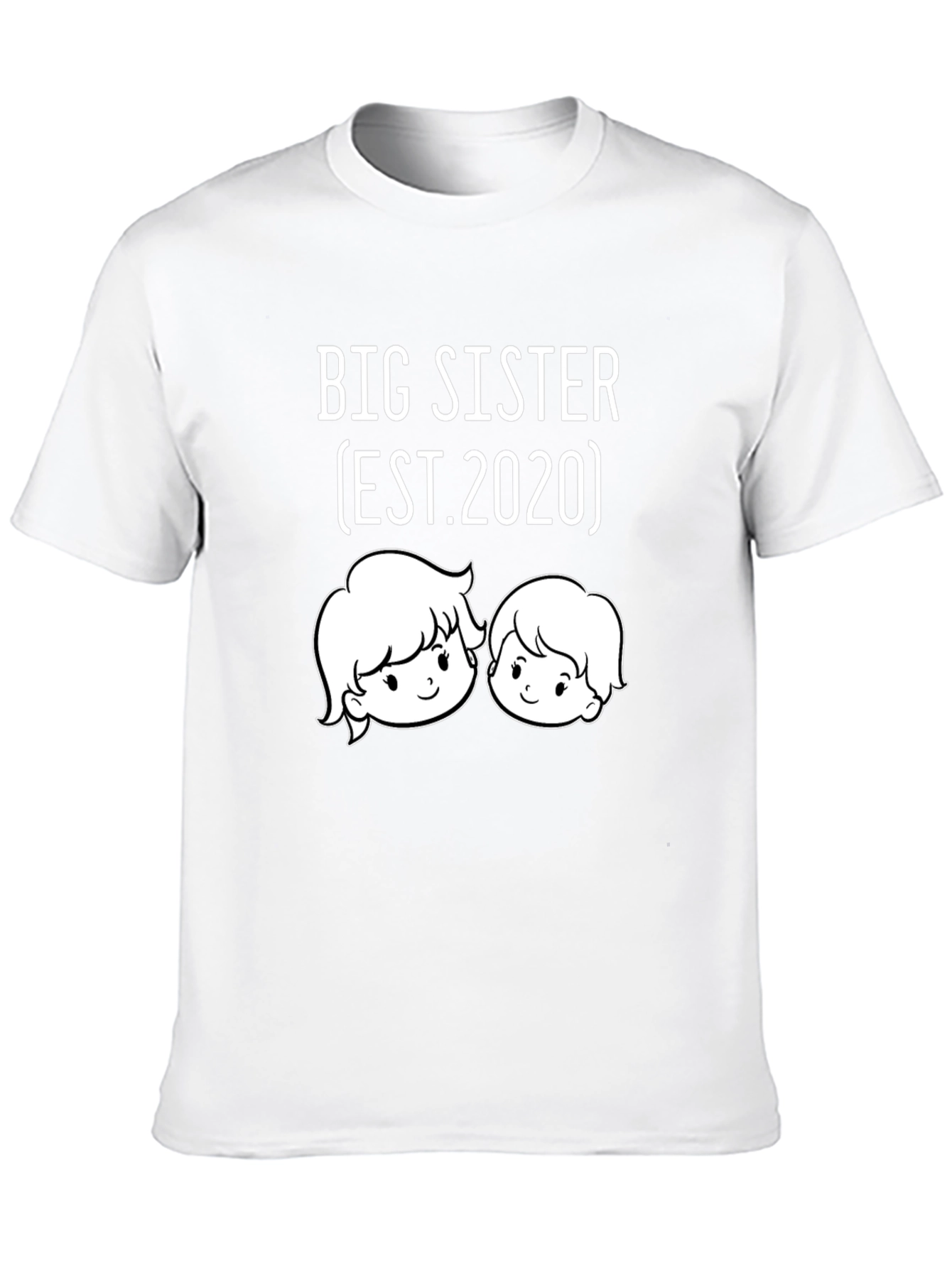 Big Sister EST. 2020 Graphic Tee