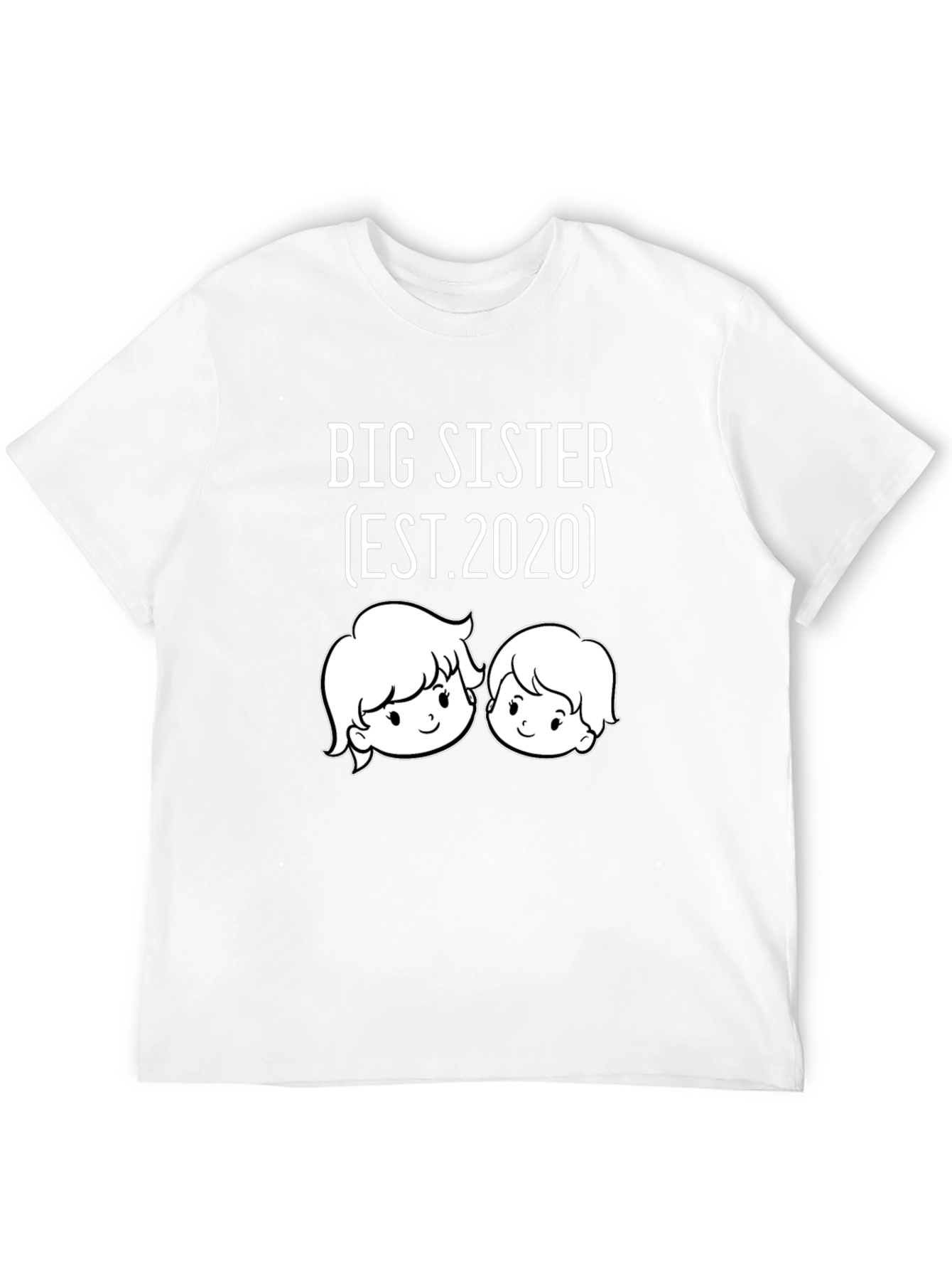 Big Sister EST. 2020 Graphic Tee