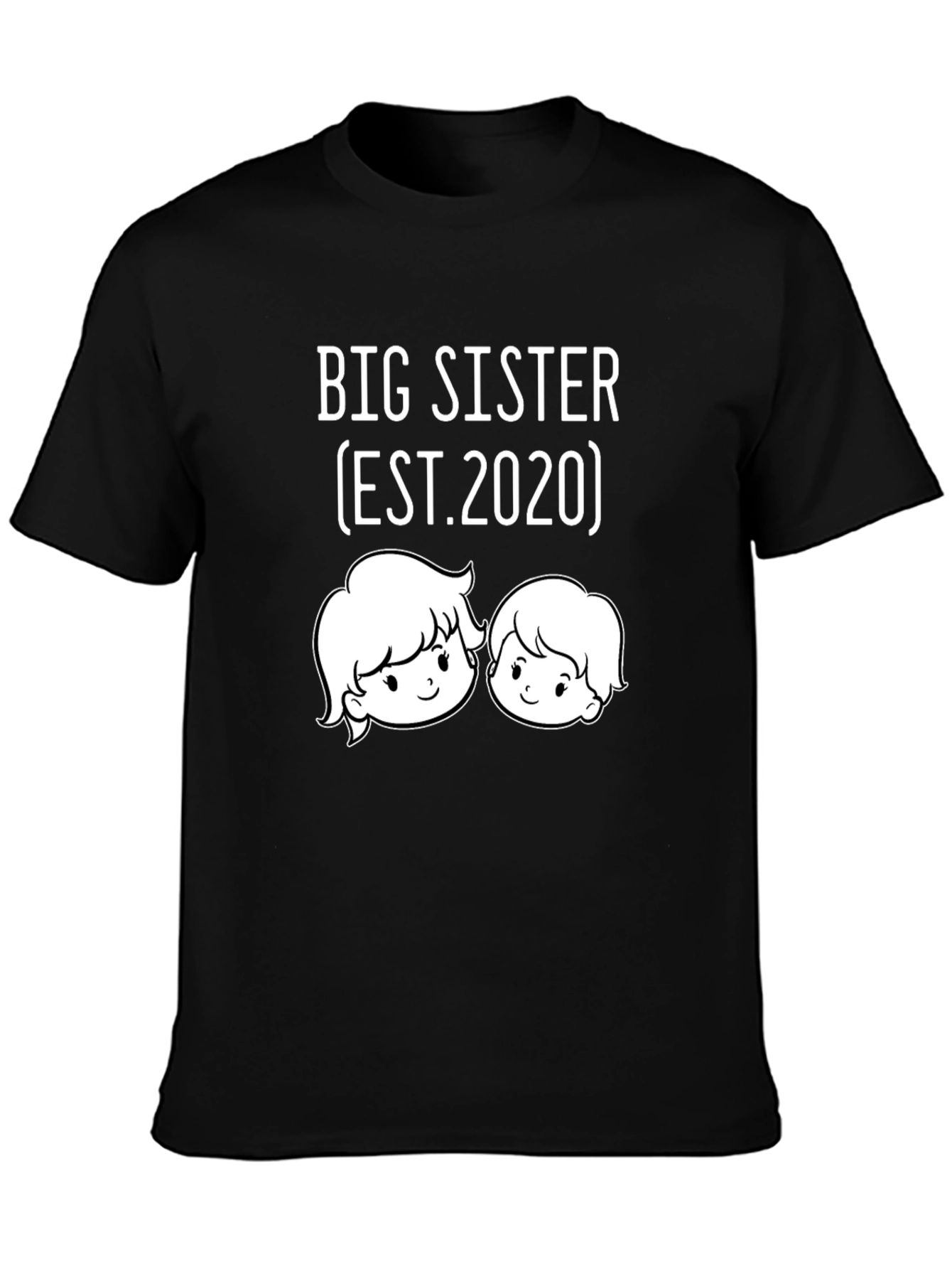 Big Sister EST. 2020 Graphic Tee