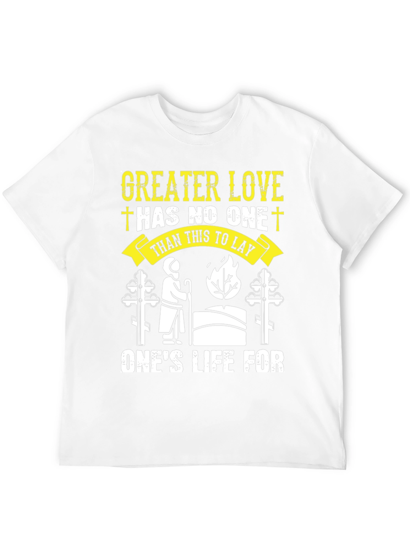 Greater Love T-Shirt - Christian Faith Apparel