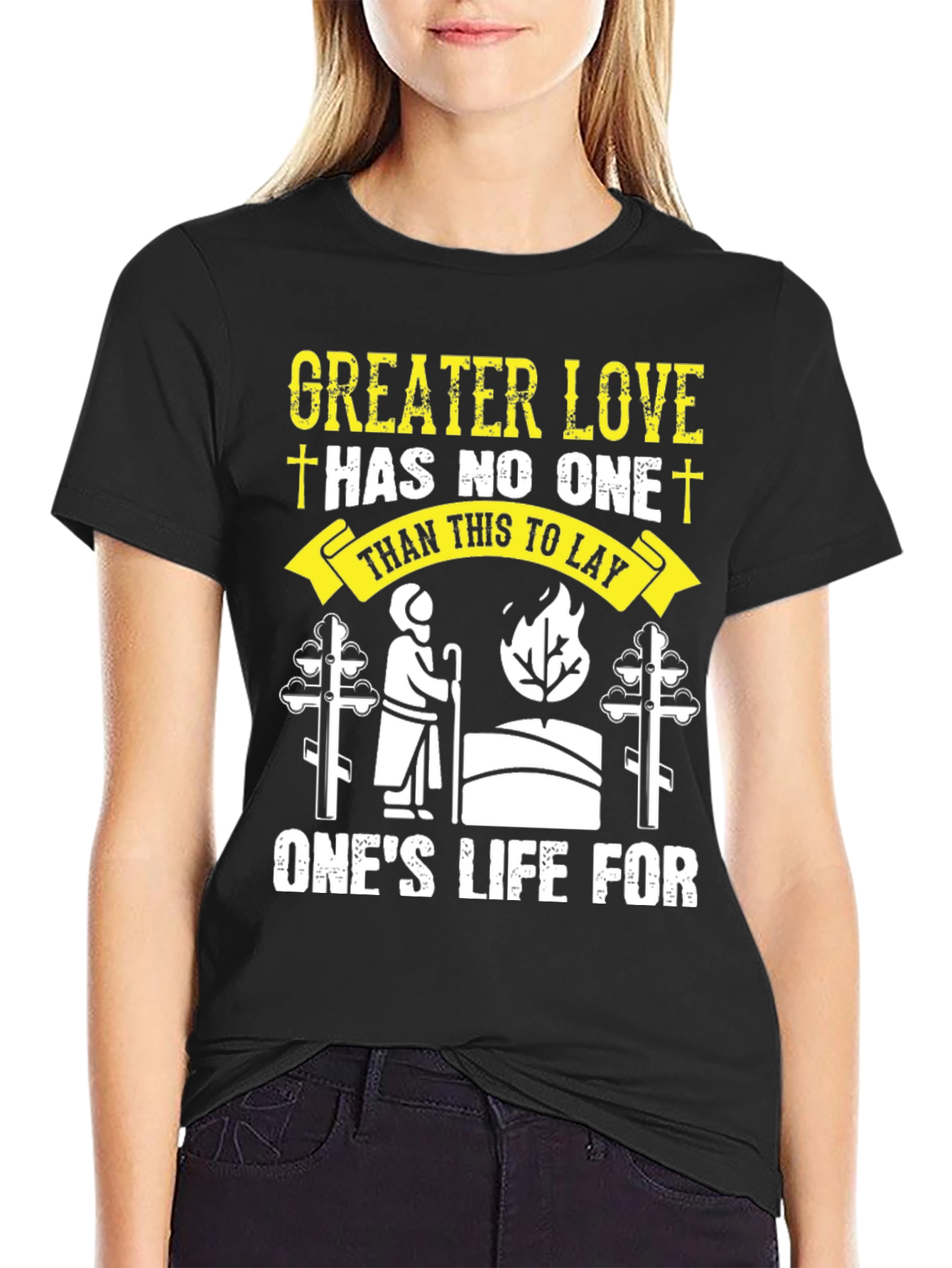 Greater Love T-Shirt - Christian Faith Apparel