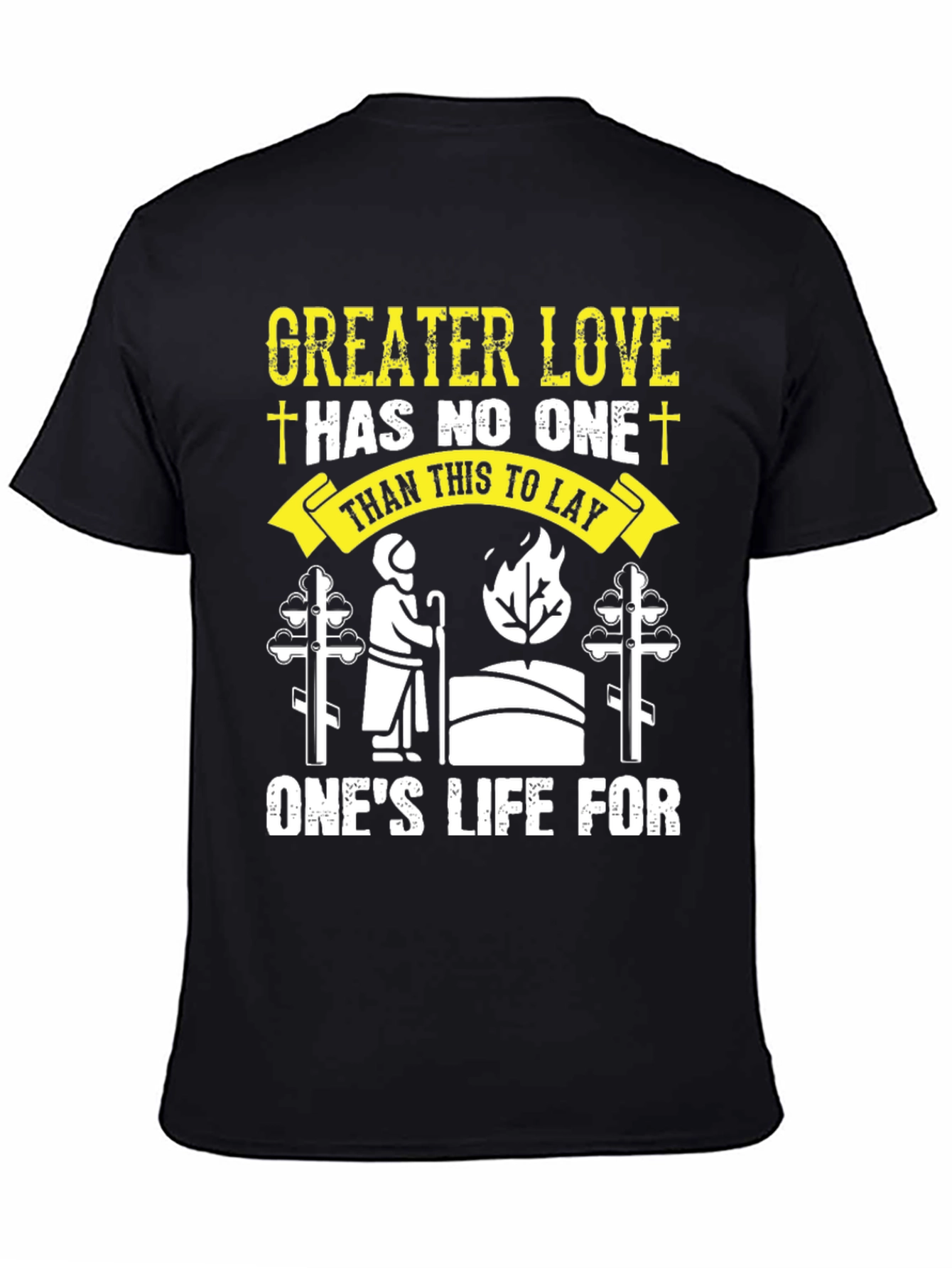 Greater Love T-Shirt - Christian Faith Apparel