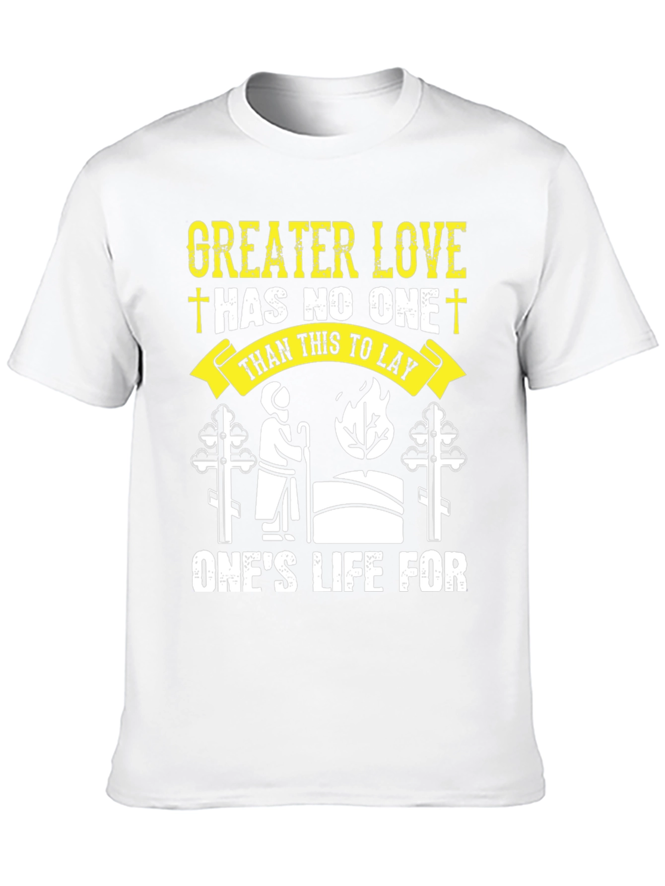 Greater Love T-Shirt - Christian Faith Apparel