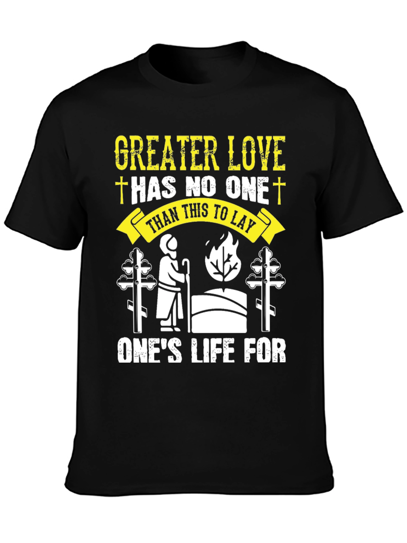 Greater Love T-Shirt - Christian Faith Apparel