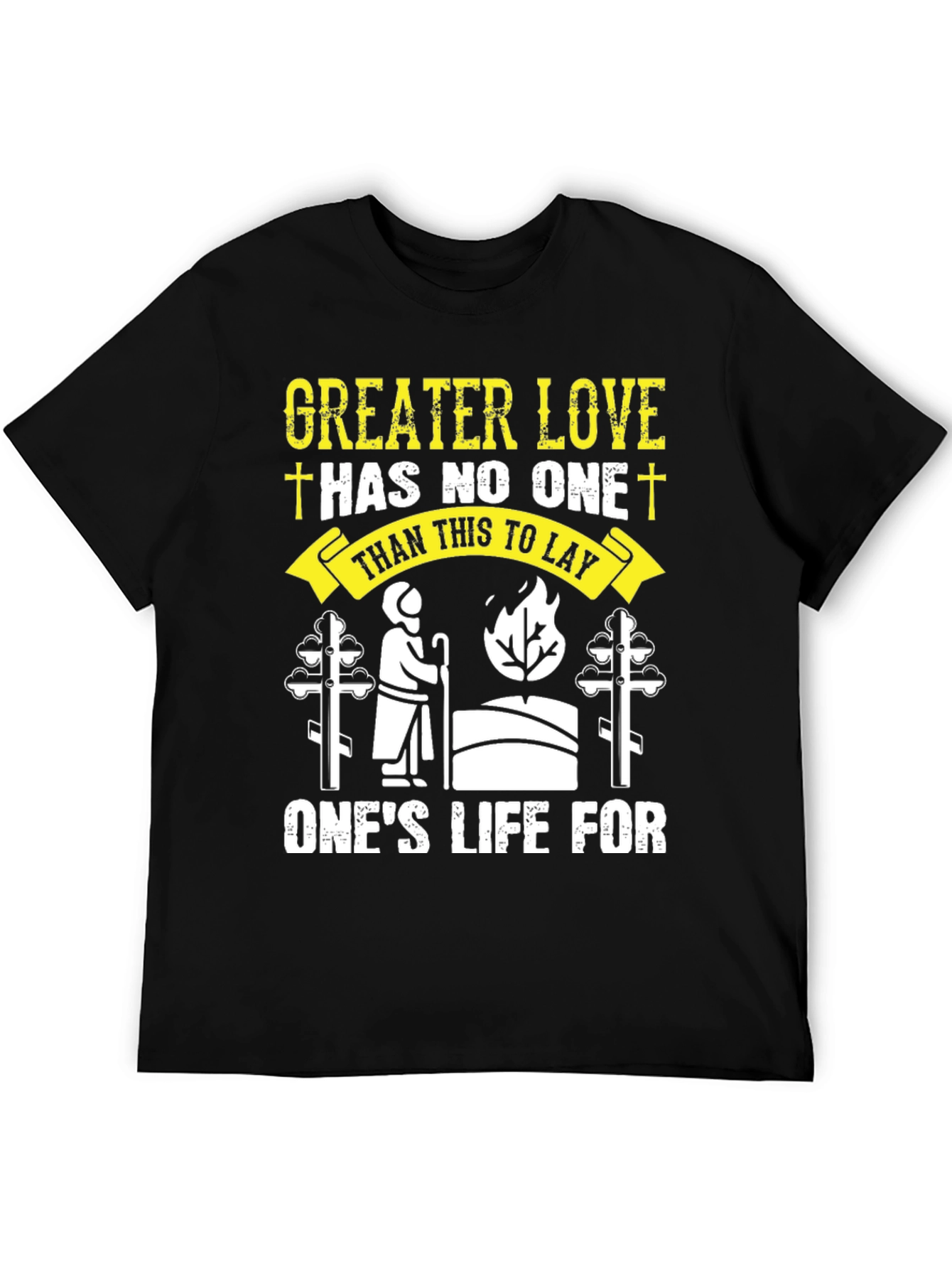 Greater Love T-Shirt - Christian Faith Apparel