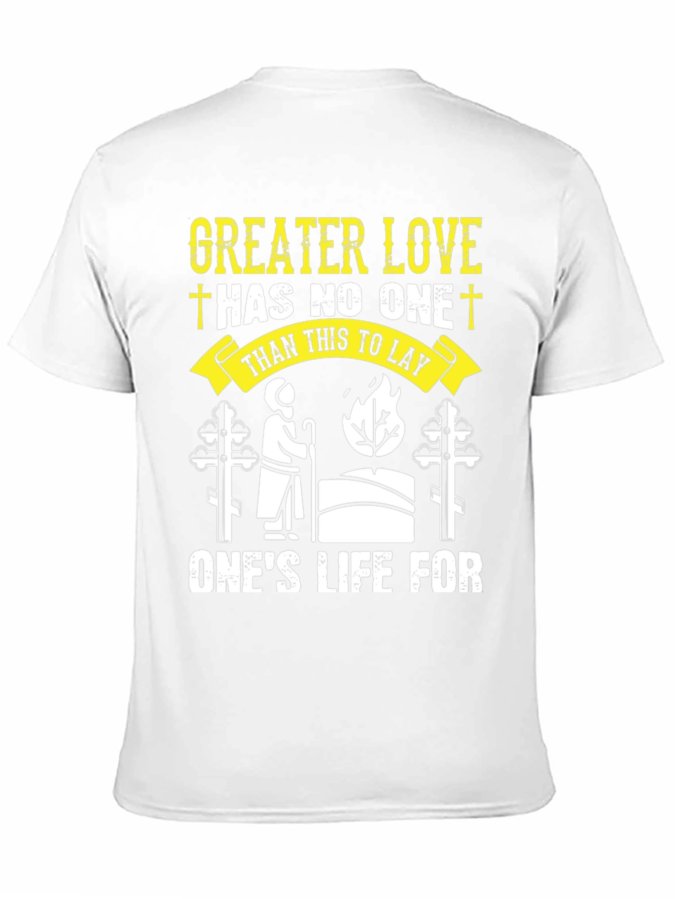 Greater Love T-Shirt - Christian Faith Apparel