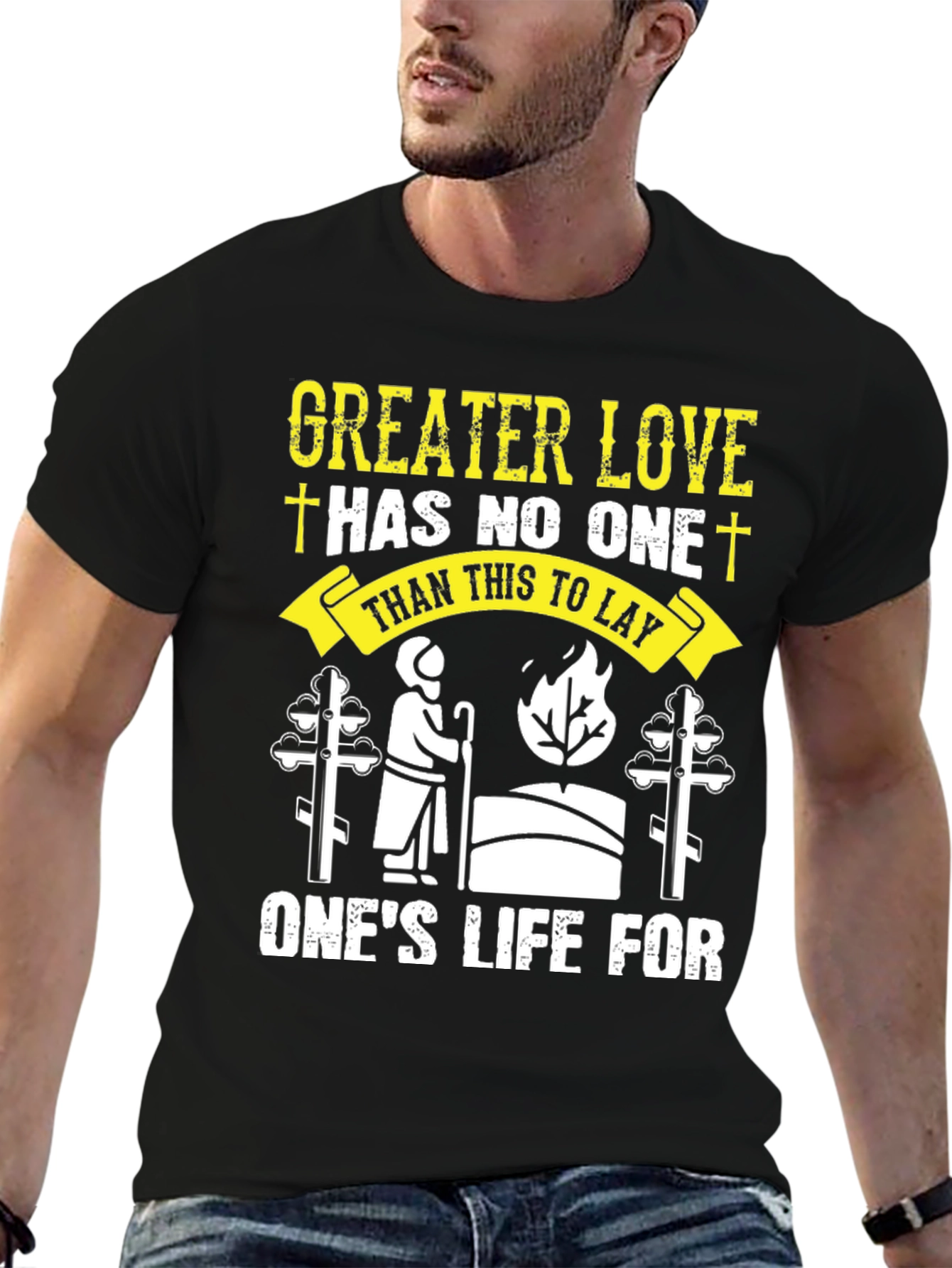 Greater Love T-Shirt - Christian Faith Apparel