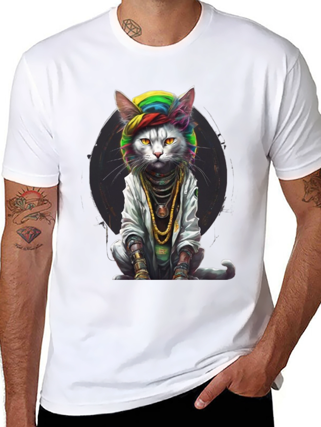 Cool Cat Graphic Tee