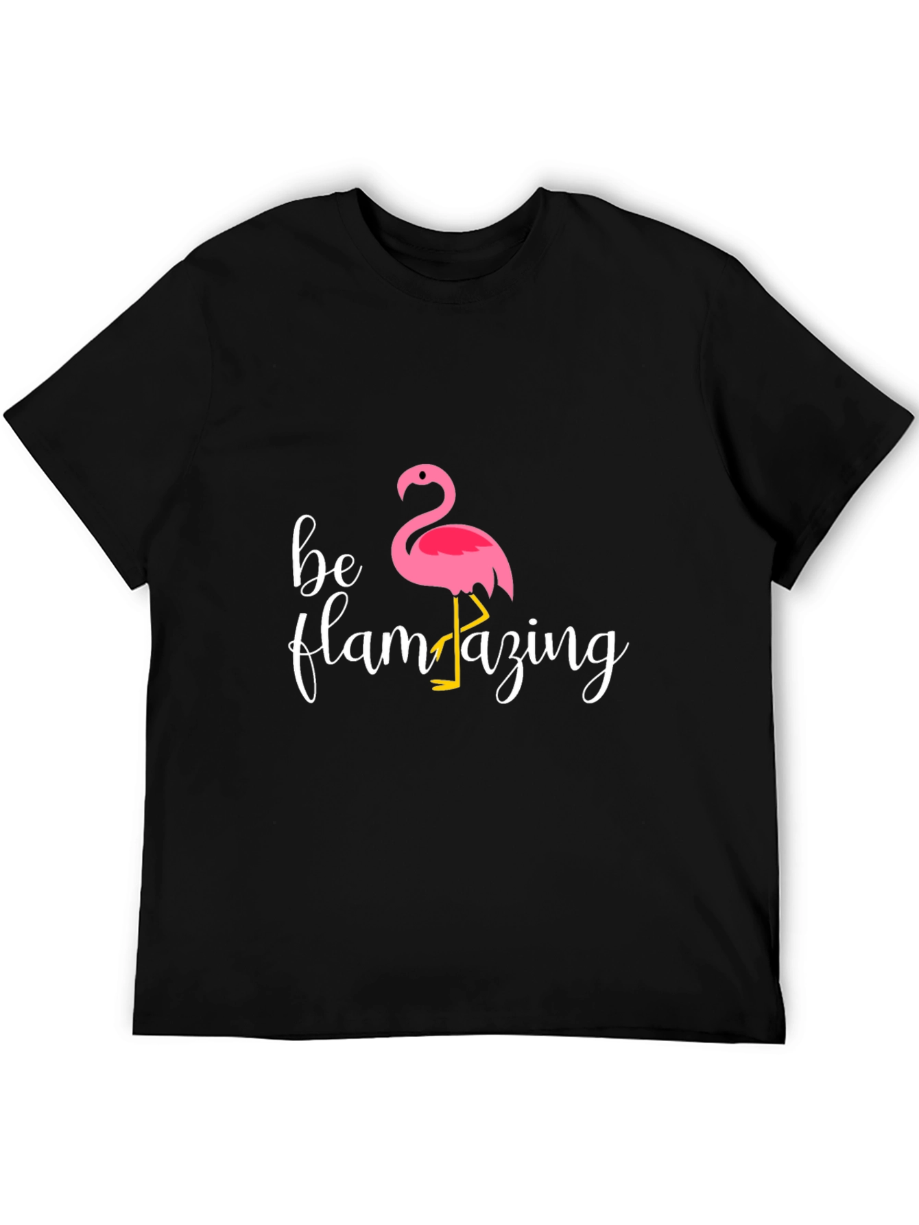 Be Flamazing T-Shirt - Black Graphic Tee