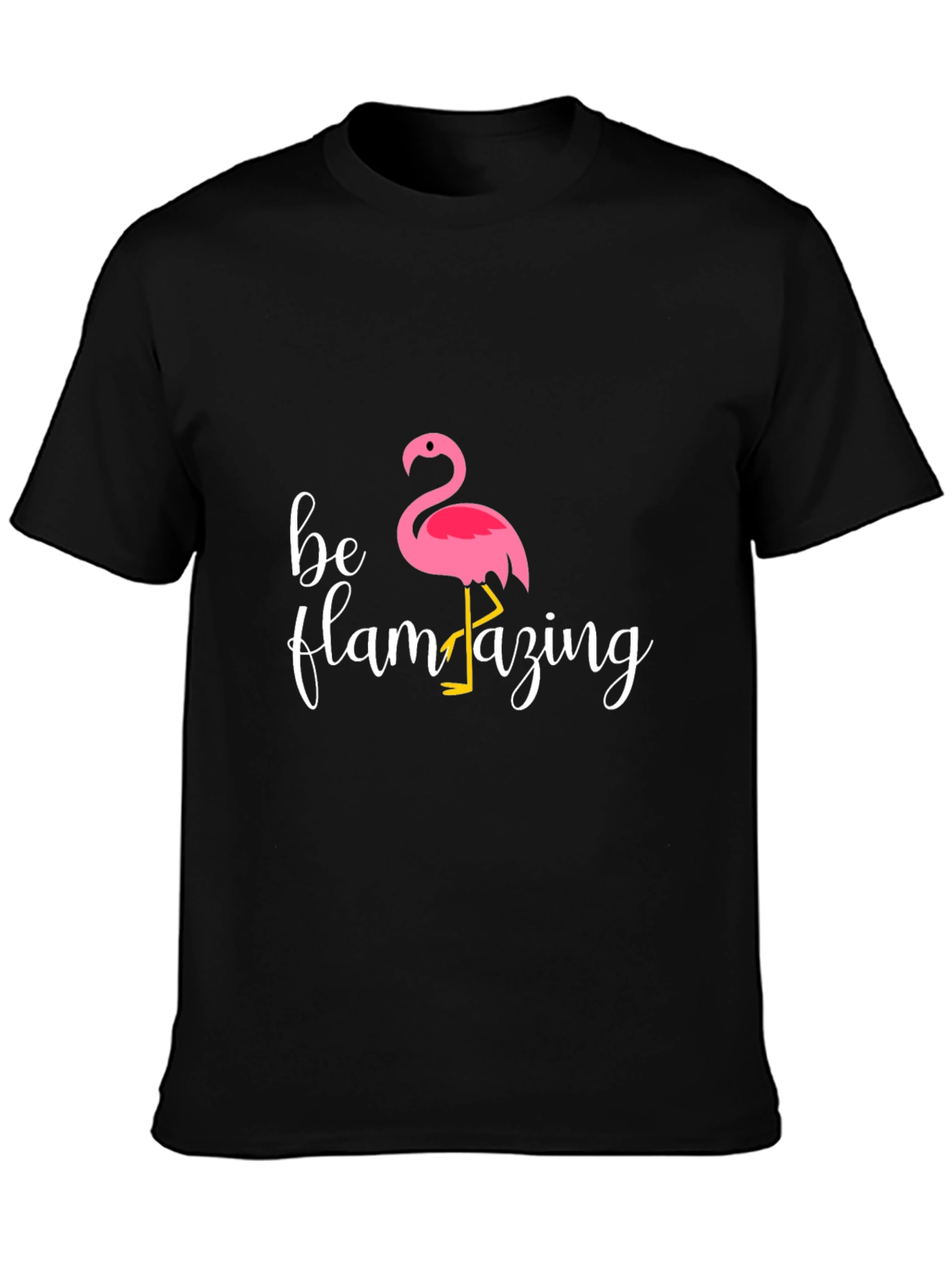 Be Flamazing T-Shirt - Black Graphic Tee