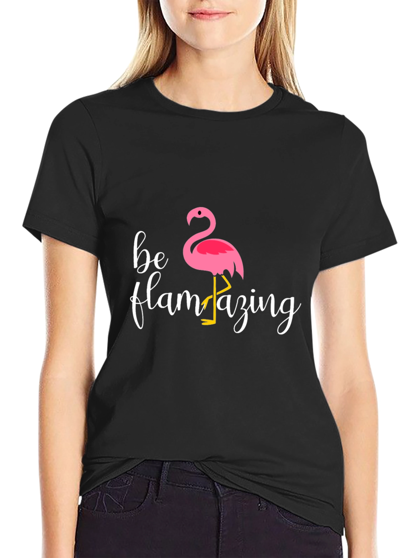 Be Flamazing T-Shirt - Black Graphic Tee