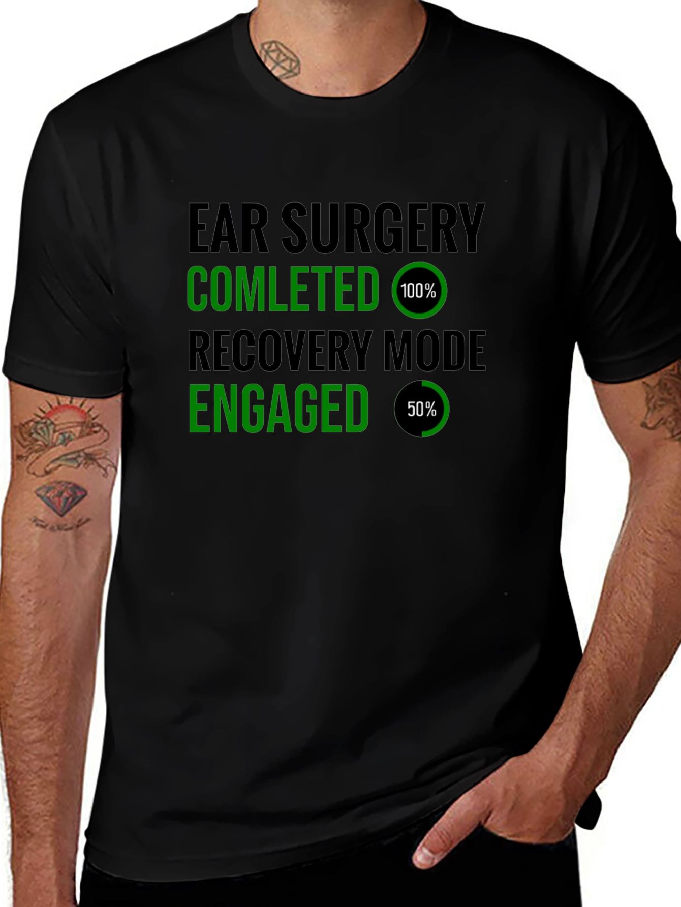 Ear Surgery Recovery Mode T-Shirt
