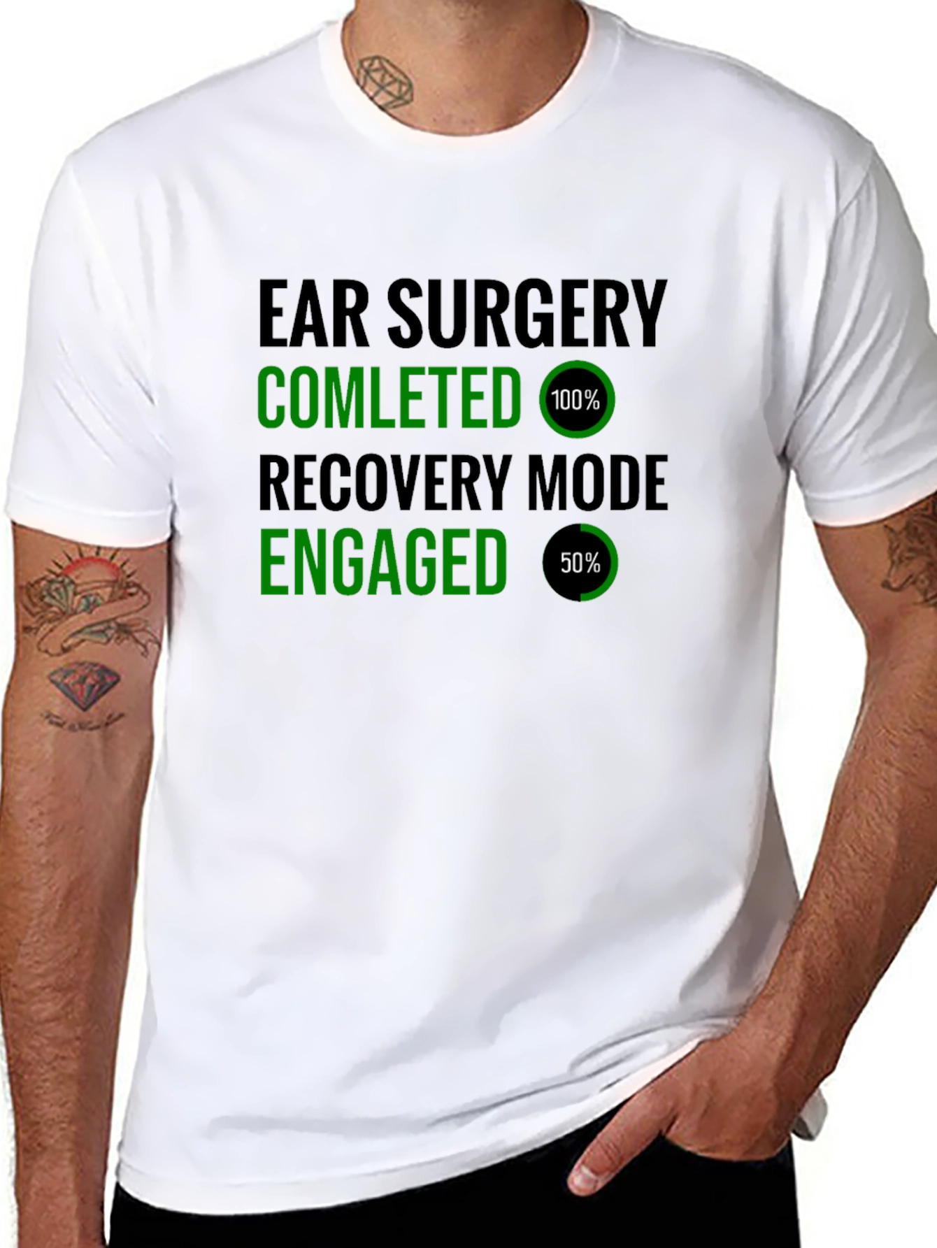 Ear Surgery Recovery Mode T-Shirt