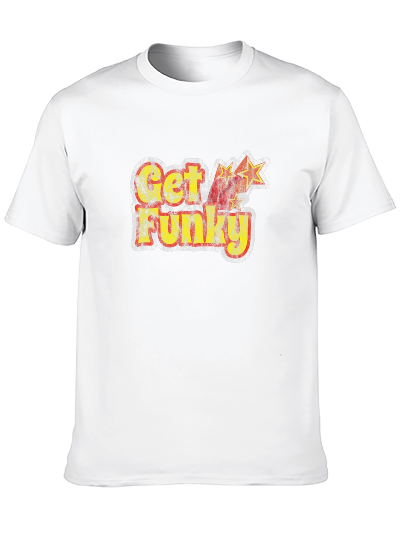 Retro Get Funky Graphic Tee - Black T-Shirt