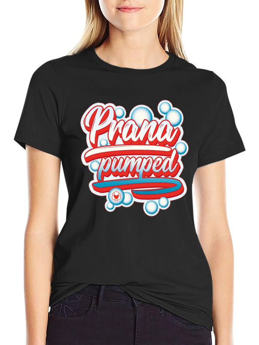 Prana Pumped Black Graphic Tee