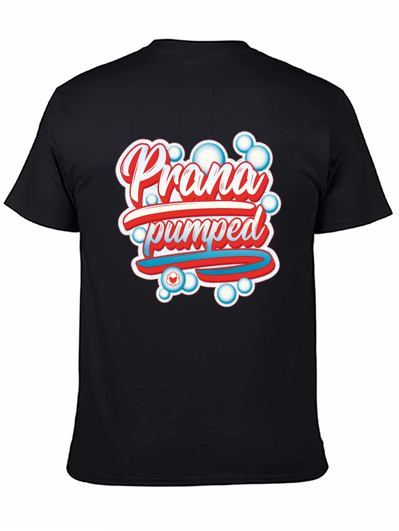 Prana Pumped Black Graphic Tee