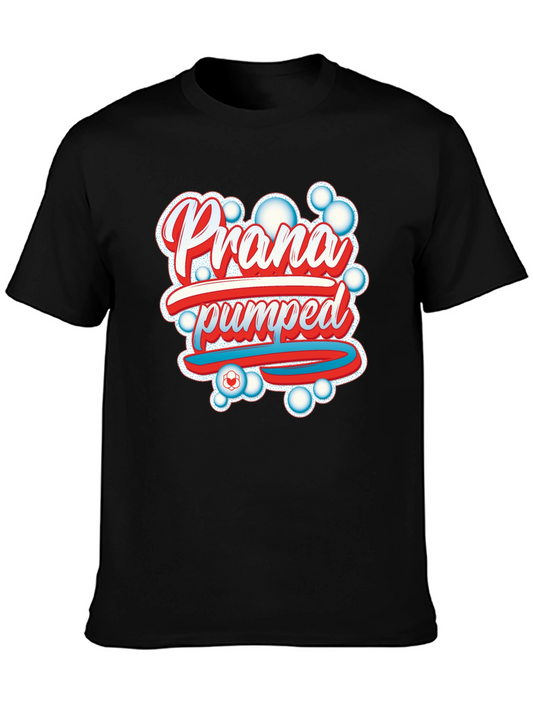 Prana Pumped Black Graphic Tee
