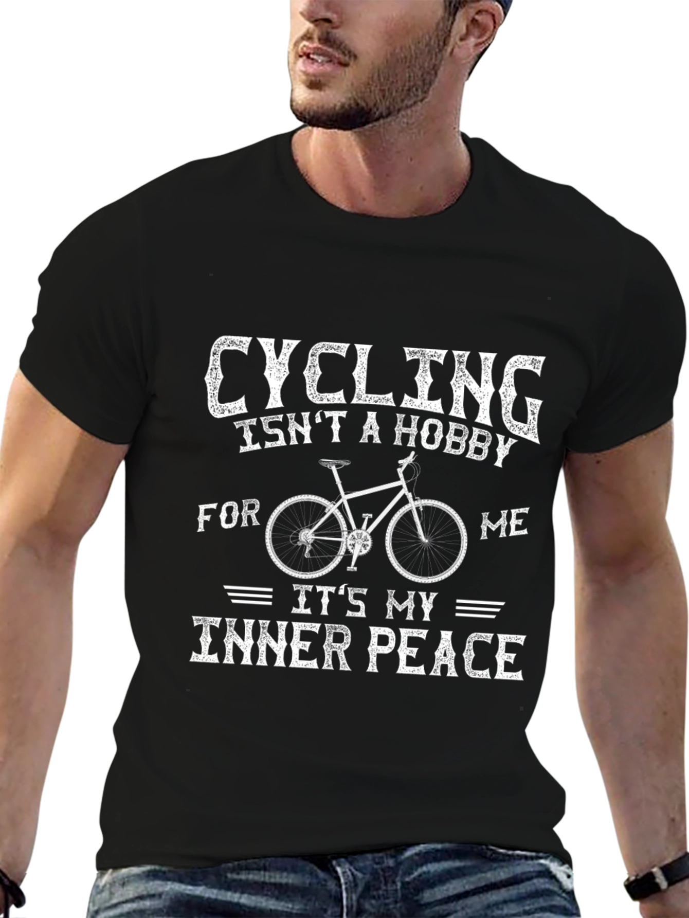 Cycling Inner Peace T-Shirt - Hobby Lifestyle Tee