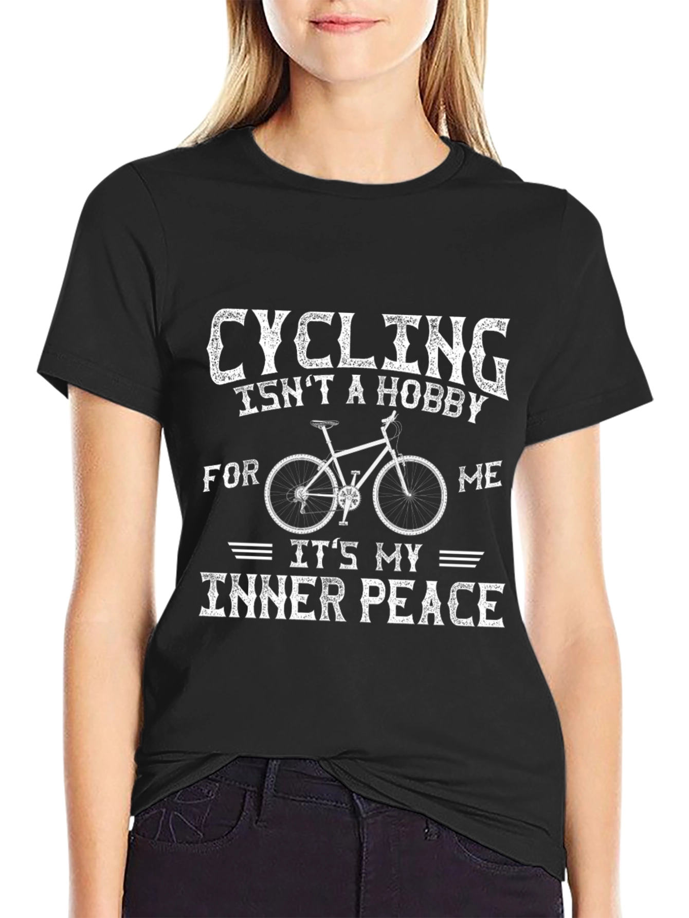 Cycling Inner Peace T-Shirt - Hobby Lifestyle Tee