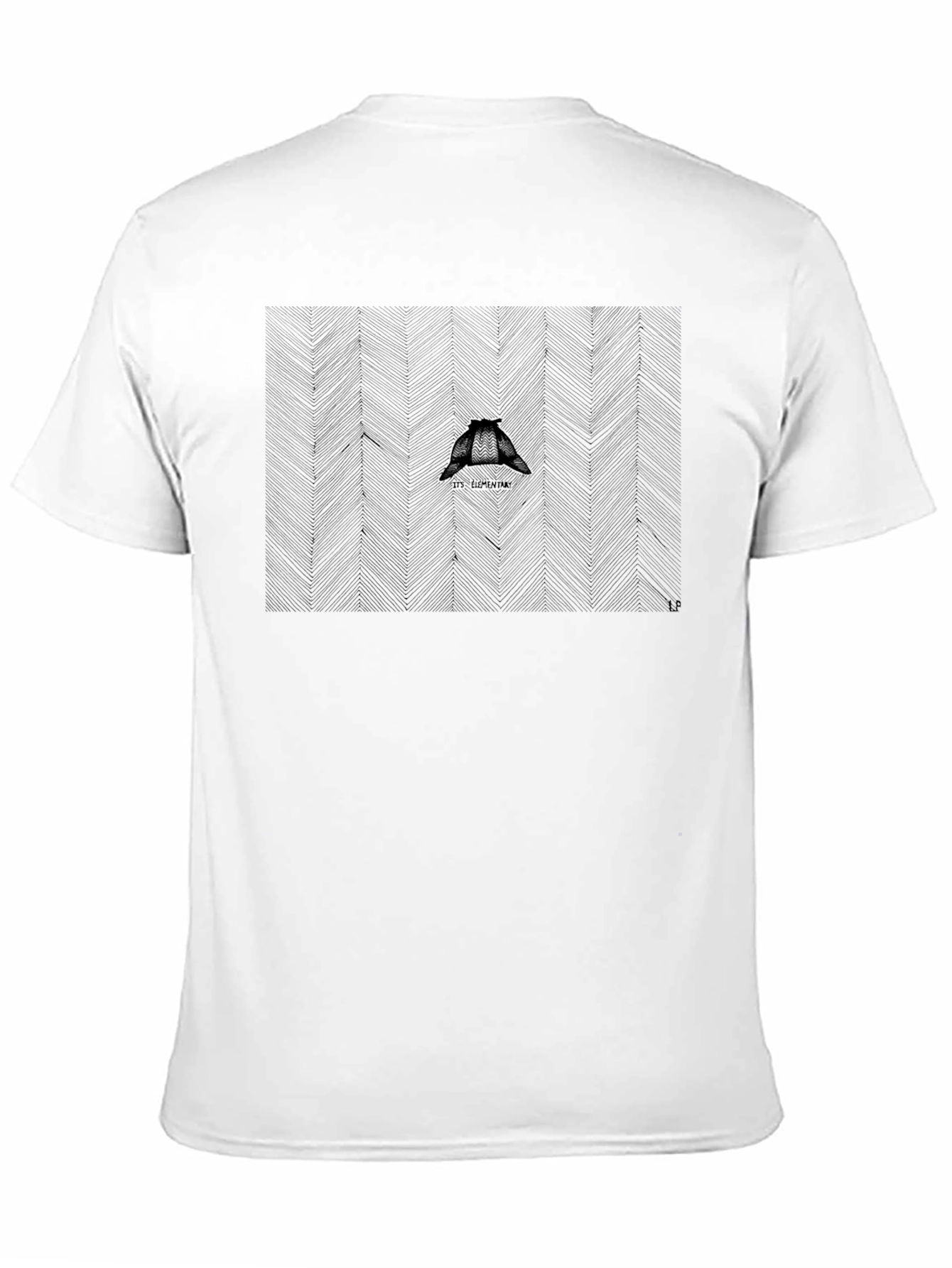 Mens Black Graphic Tee - Stylish and Comfortable
