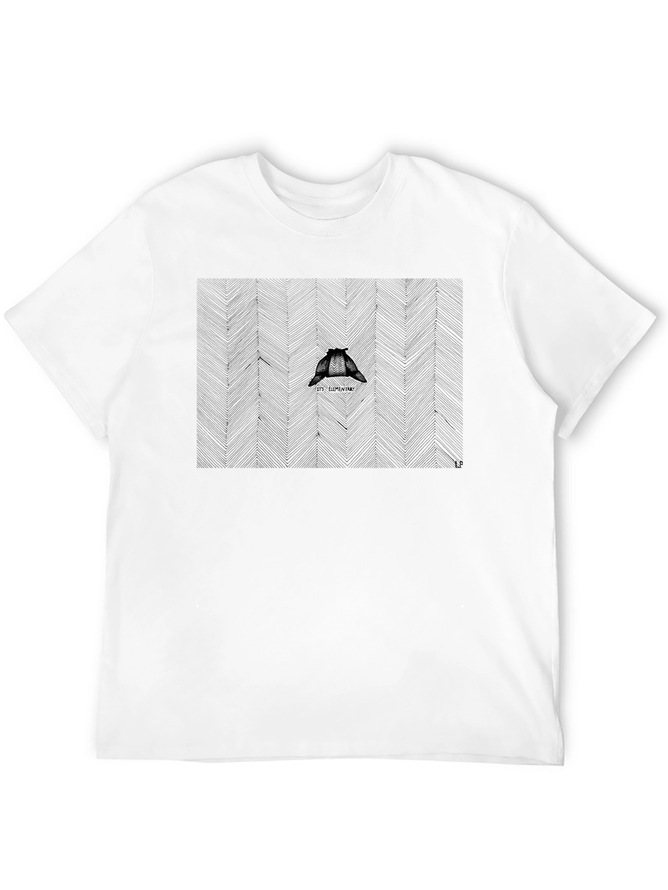Mens Black Graphic Tee - Stylish and Comfortable