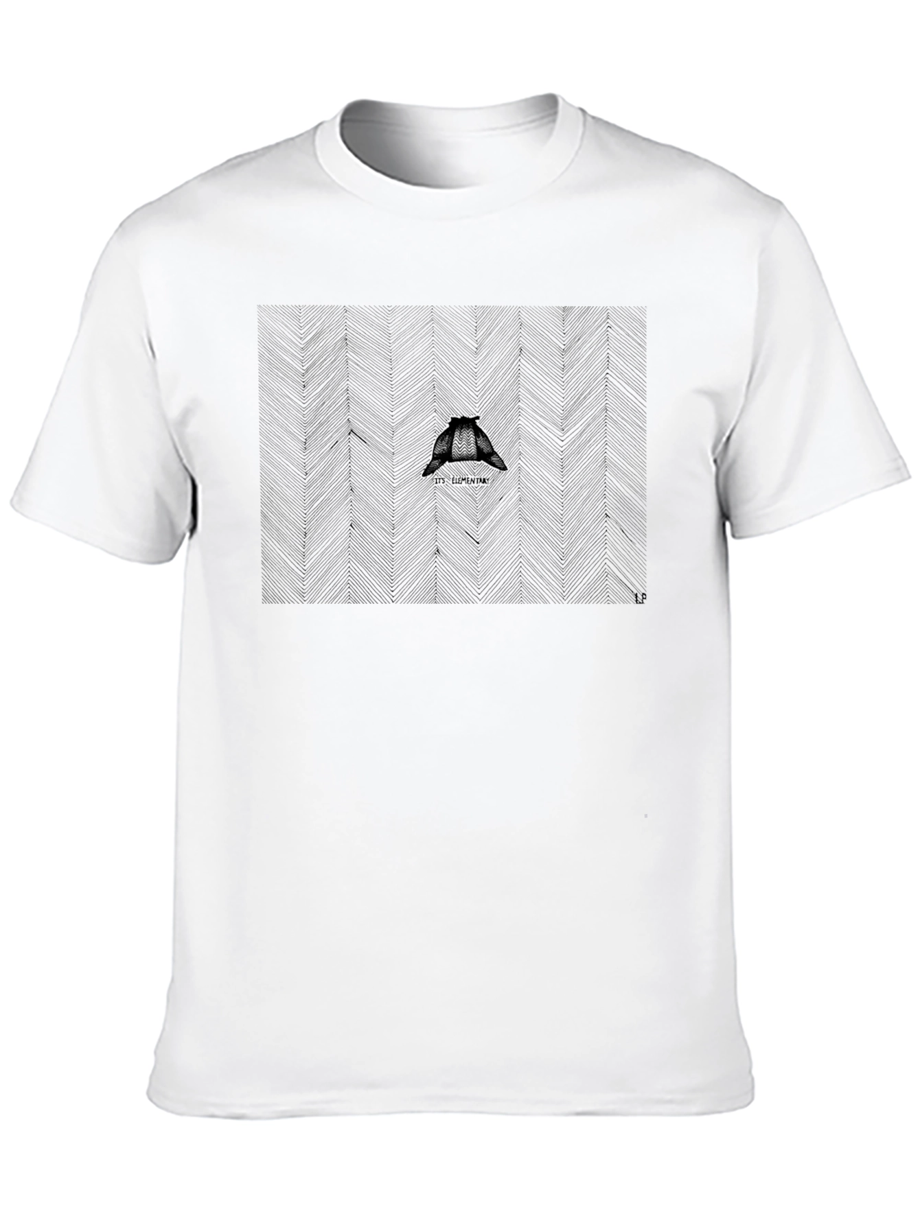 Mens Black Graphic Tee - Stylish and Comfortable
