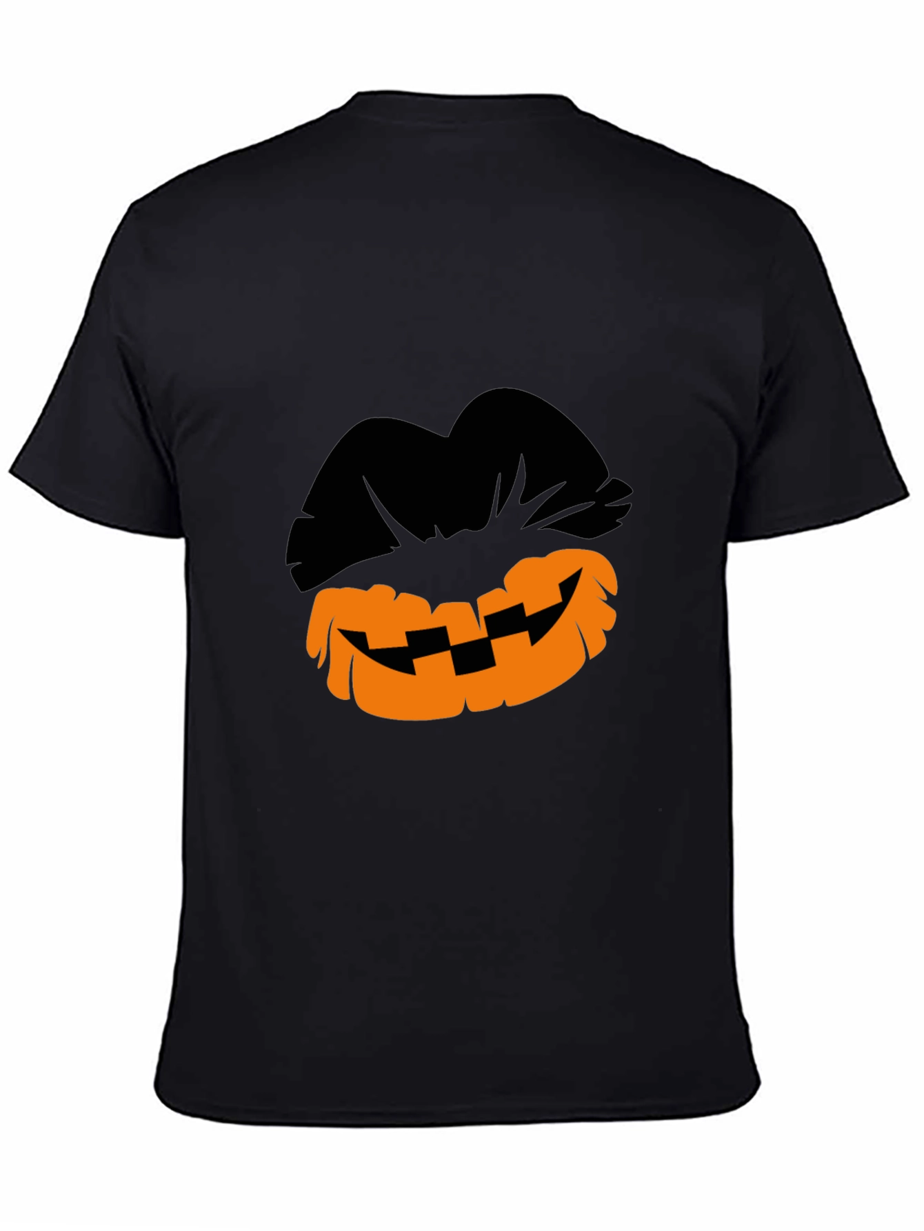 Halloween Pumpkin Lips Graphic T-Shirt