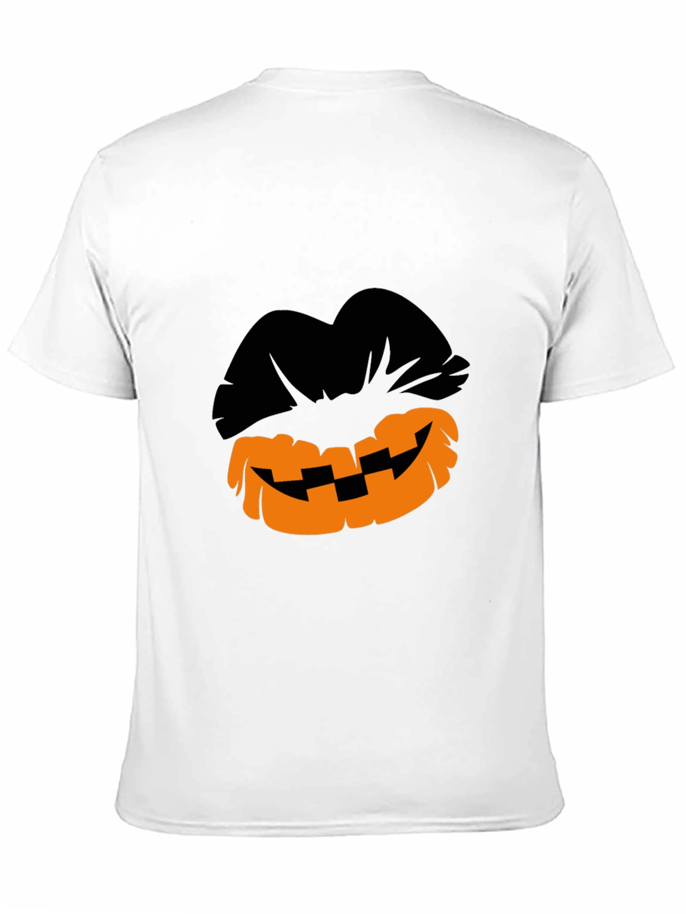Halloween Pumpkin Lips Graphic T-Shirt