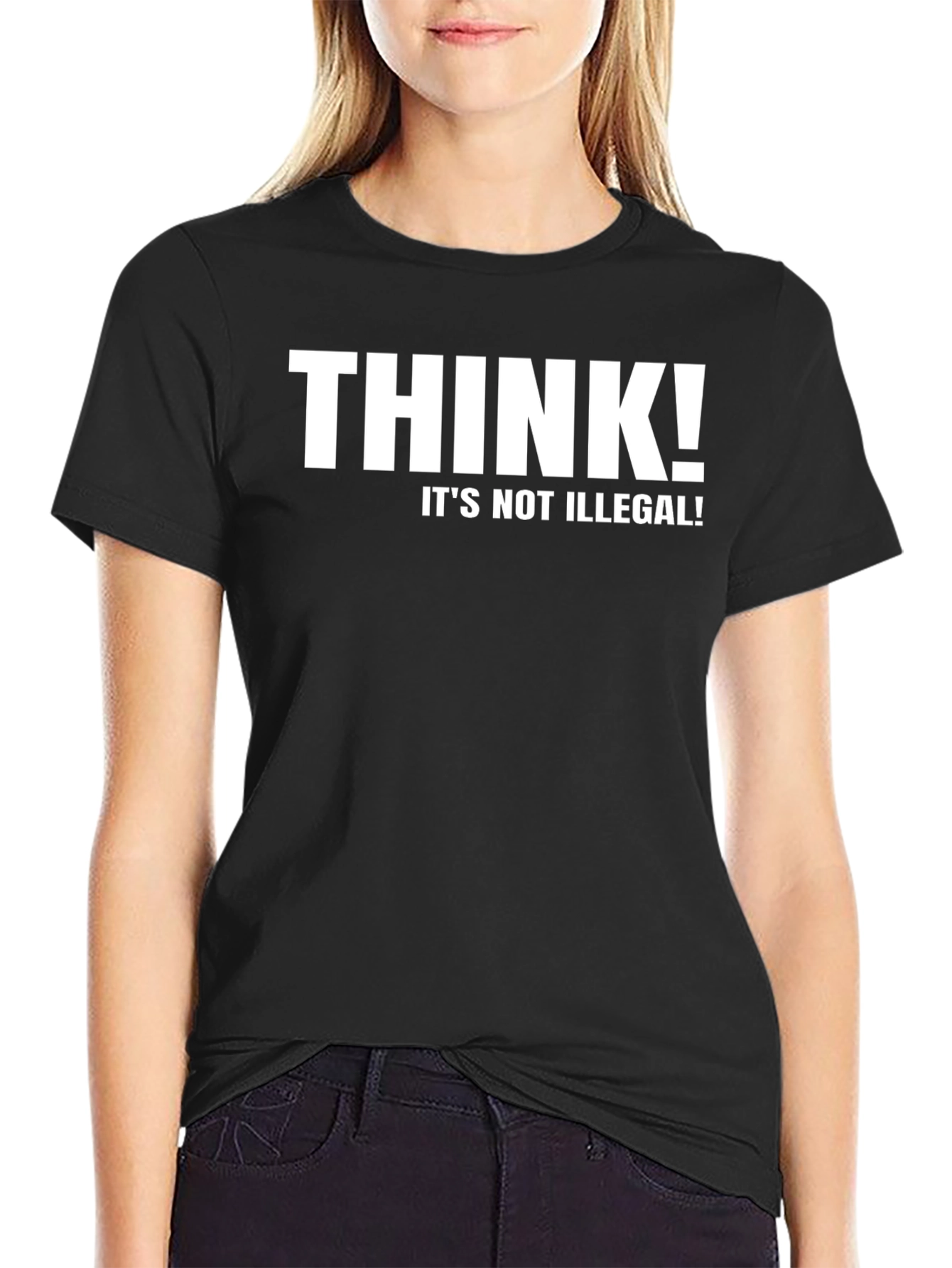 Think! Graphic Tee - Bold Statement T-Shirt
