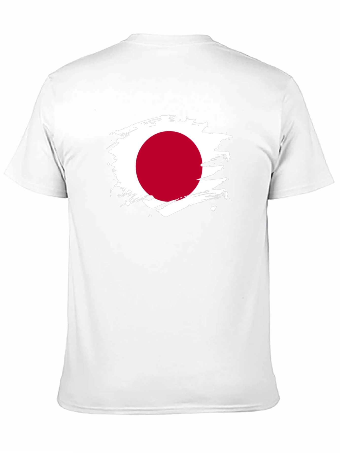 Japan Flag Brushstroke T-Shirt - Unique Graphic Tee